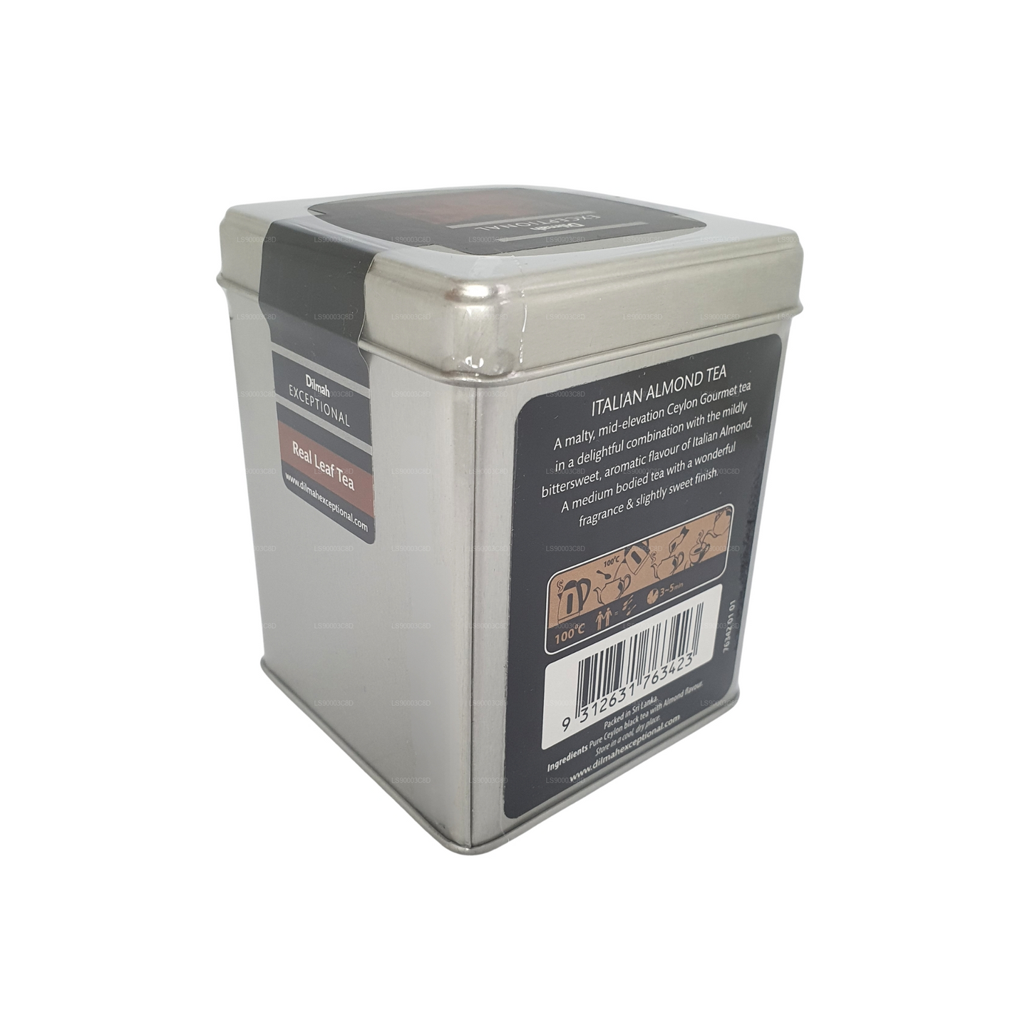 Dilmah Wyjątkowa włoska herbata migdałowa (100g) Tin Caddy