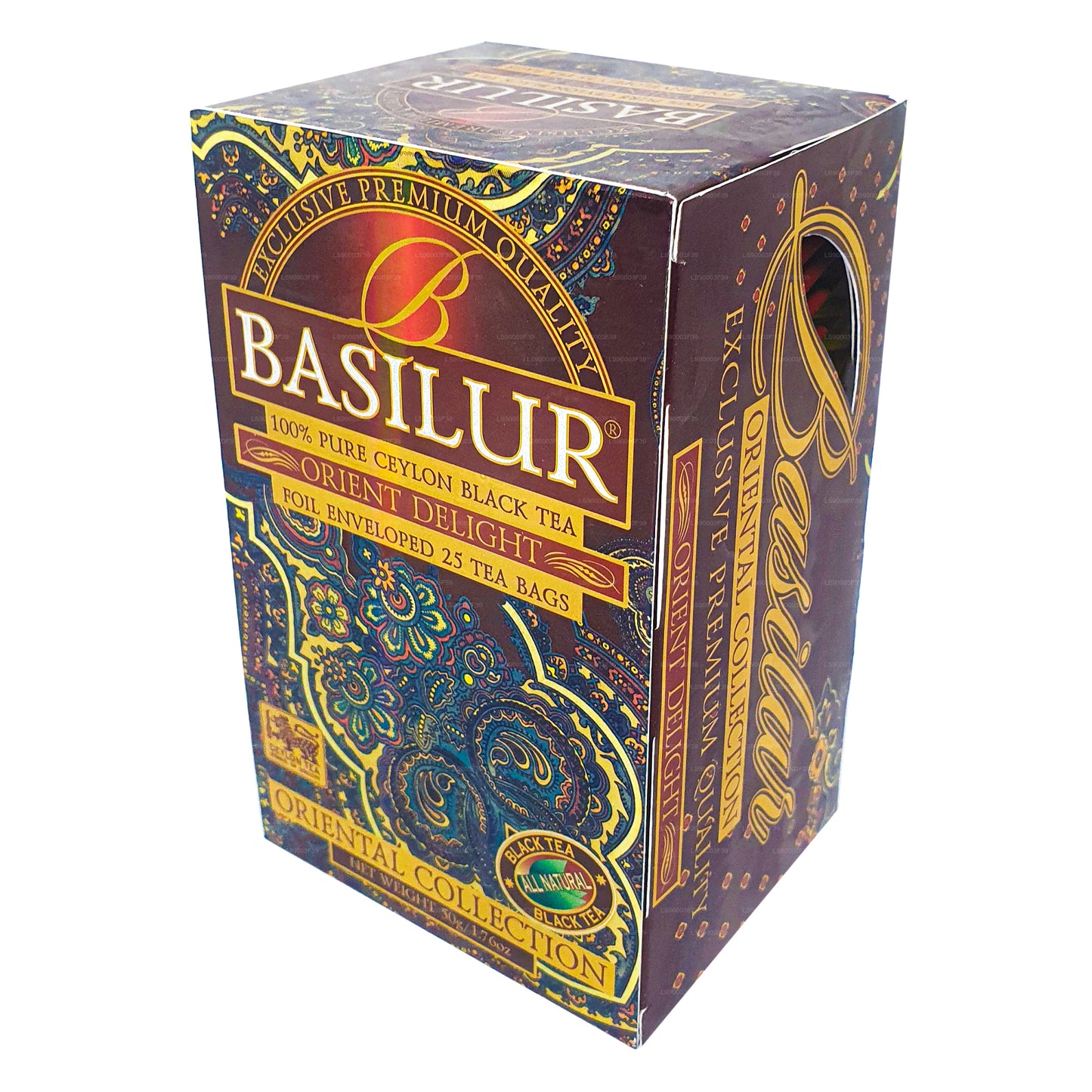 Basilur Oriental Collection Orient Delight Pure Ceylon Black Tea (50g) 25 Tea Bags