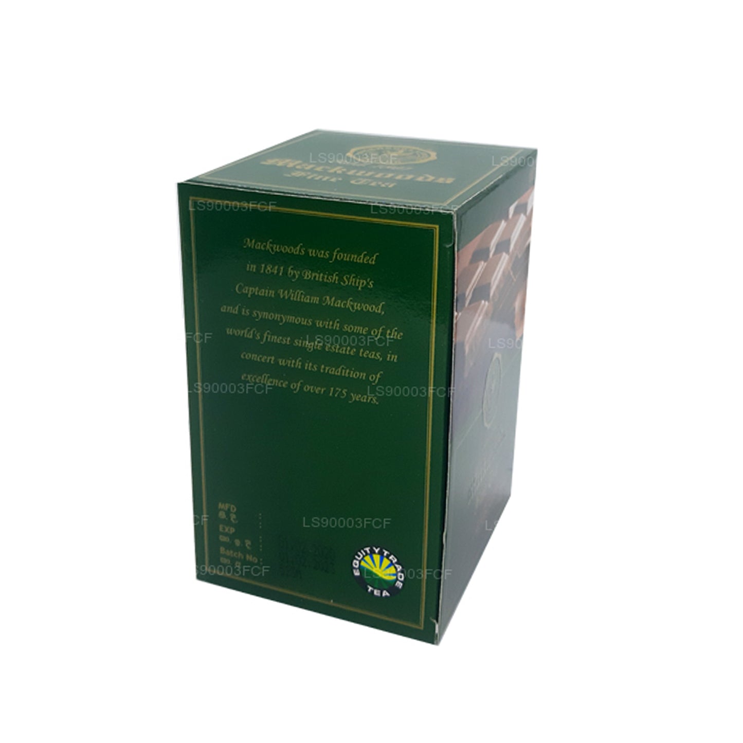 Mackwoods Single Estate Ceylon Czarna herbata o smaku czekolady (50g) 25 torebek