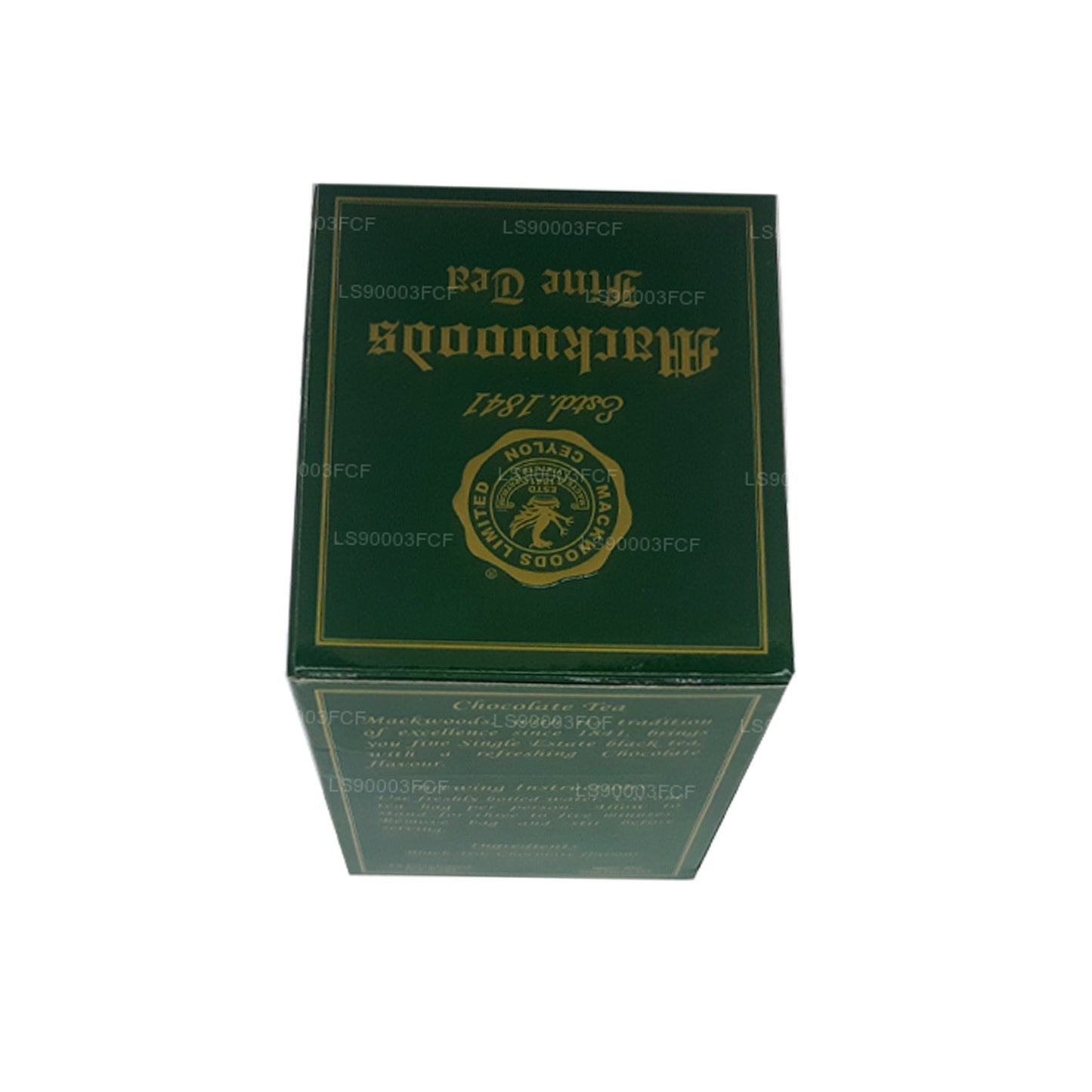 Mackwoods Single Estate Ceylon Czarna herbata o smaku czekolady (50g) 25 torebek