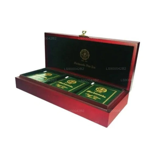 Mackwoods Wooden Tea Tray (3 Compartment) Flat Packed