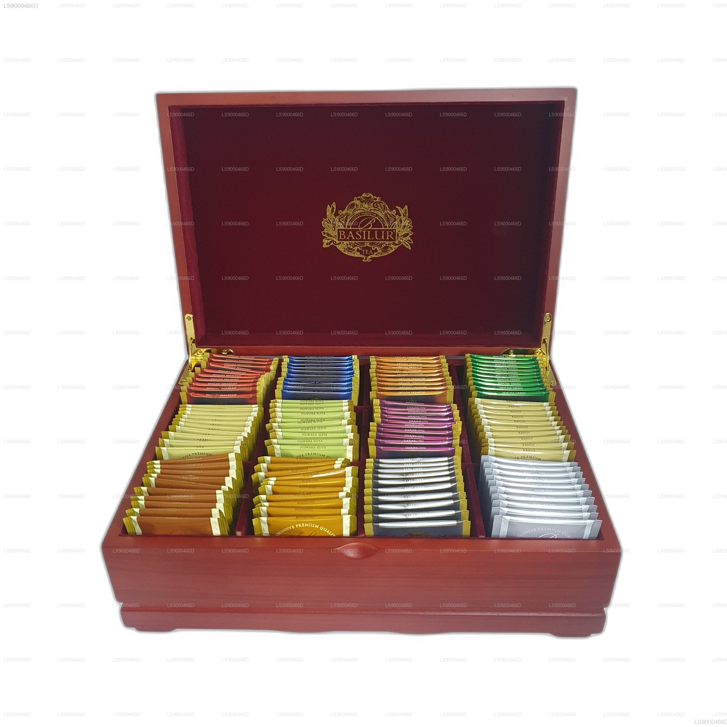 Zestaw upominkowy Basilur Executive Gifts, zestaw herbat drewnianych (235 g), 120 torebek