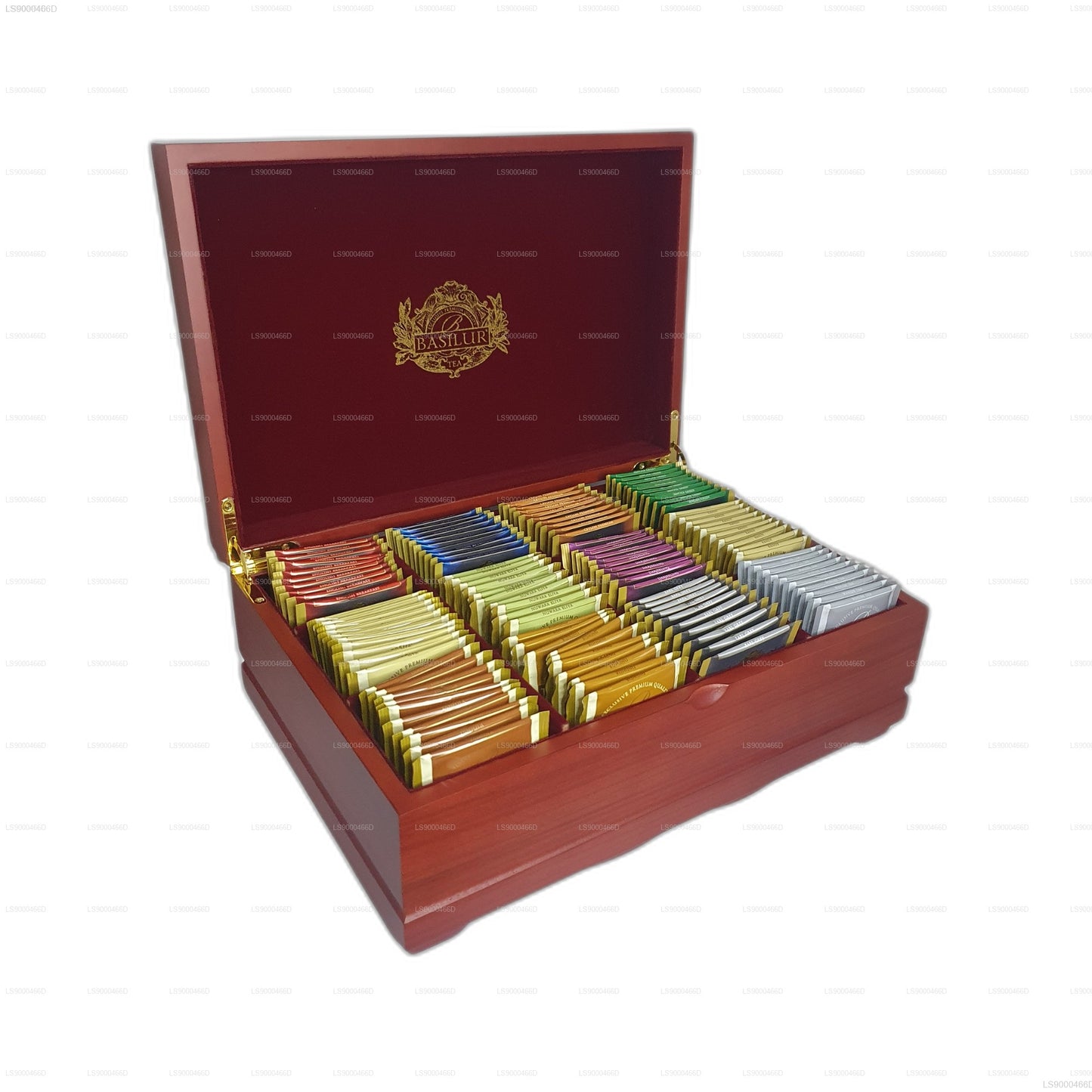 Zestaw upominkowy Basilur Executive Gifts, zestaw herbat drewnianych (235 g), 120 torebek