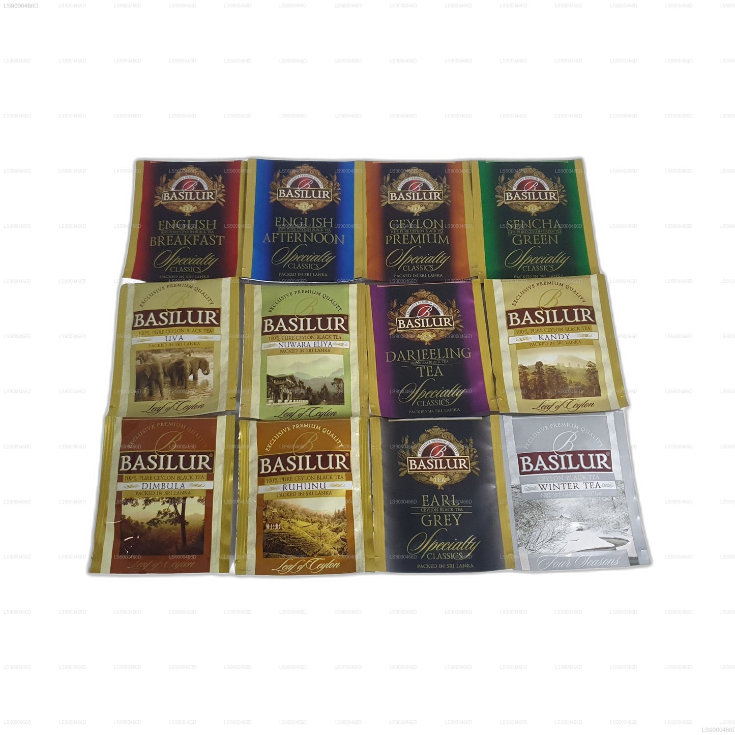 Zestaw upominkowy Basilur Executive Gifts, zestaw herbat drewnianych (235 g), 120 torebek