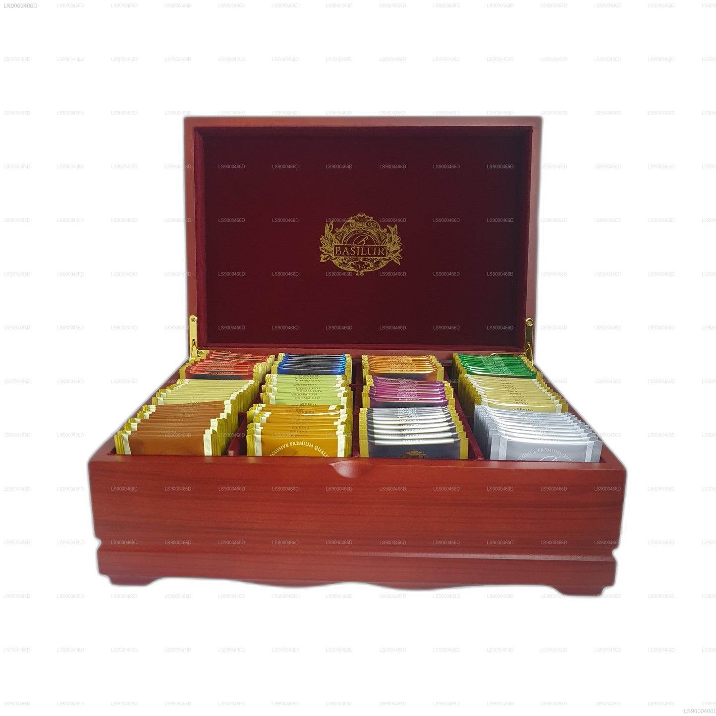 Zestaw upominkowy Basilur Executive Gifts, zestaw herbat drewnianych (235 g), 120 torebek