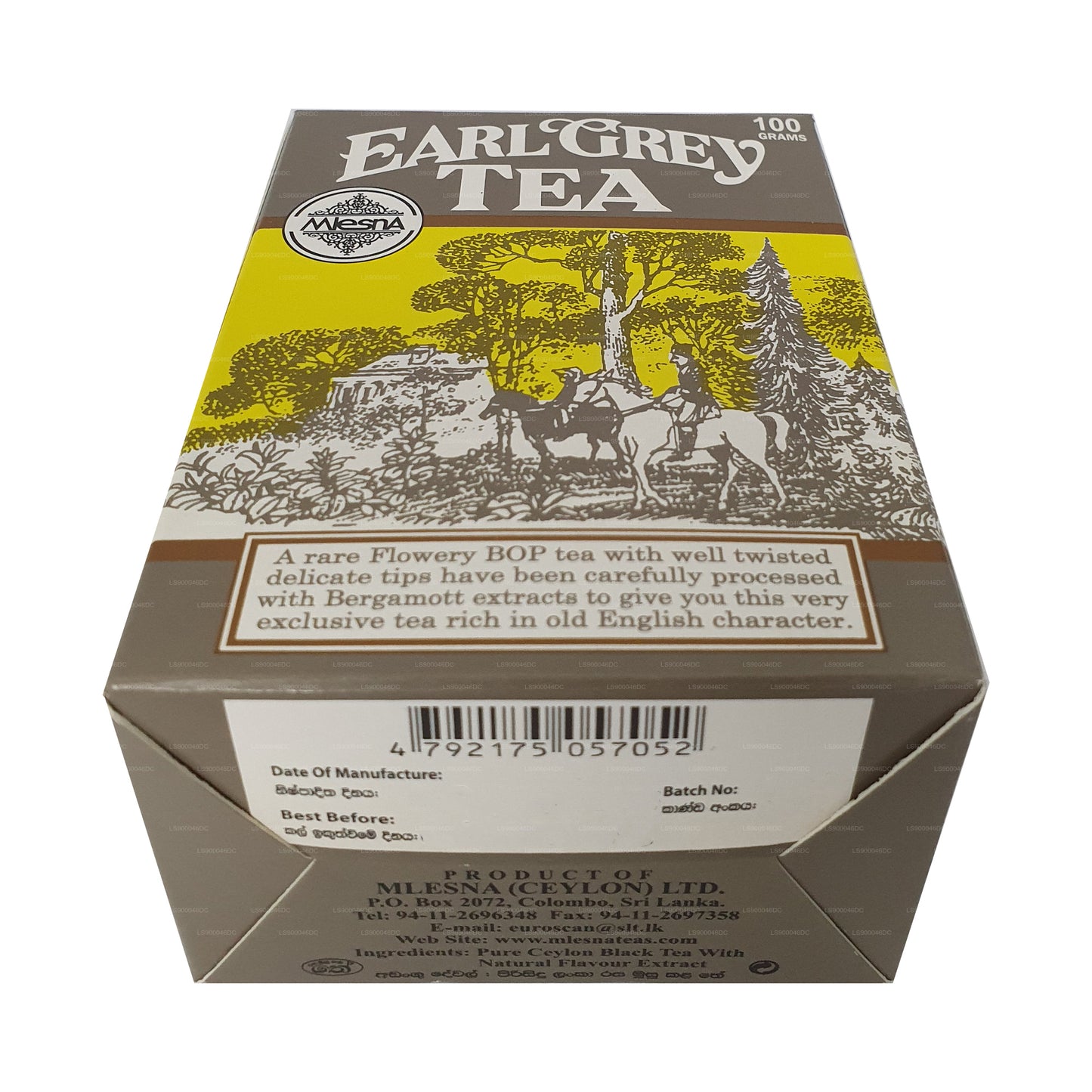 Herbata z luźnymi liśćmi Mlesna Earl Grey
