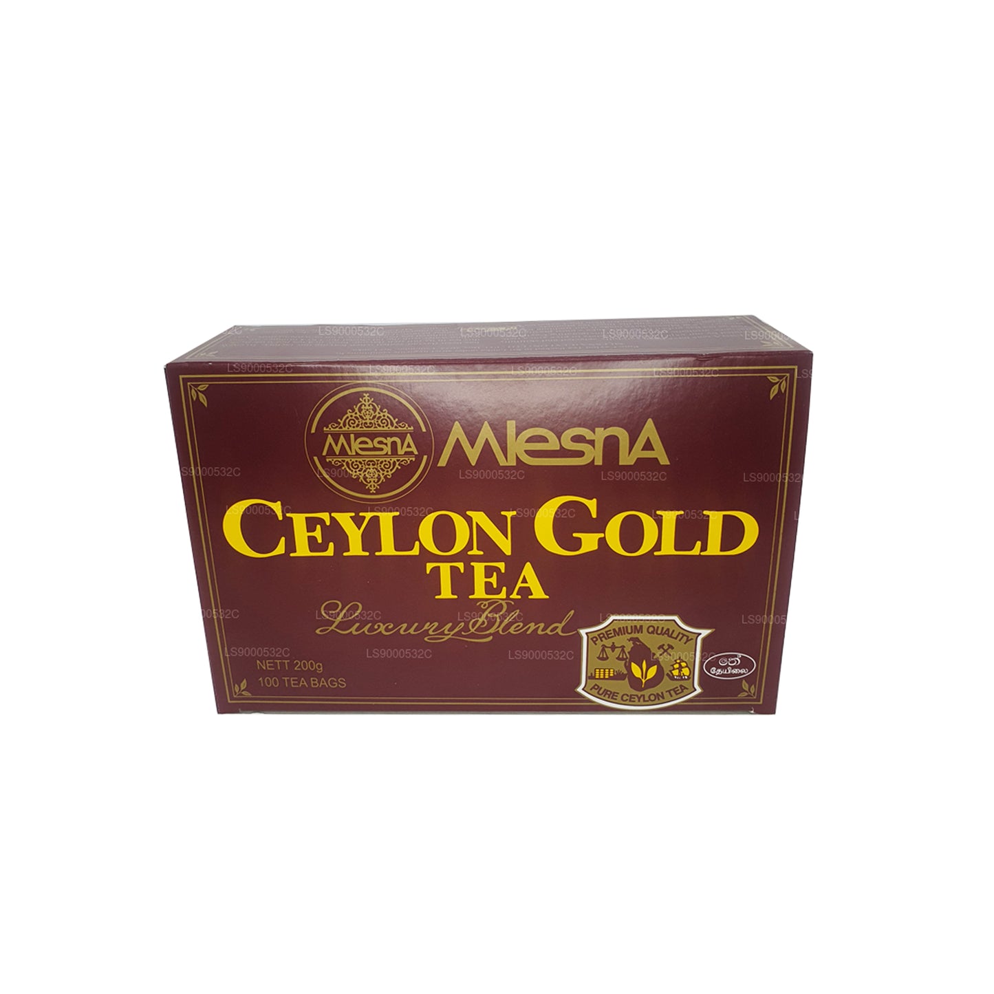 Mlesna Tea Ceylon Gold 100 torebek (200g) String and Tag