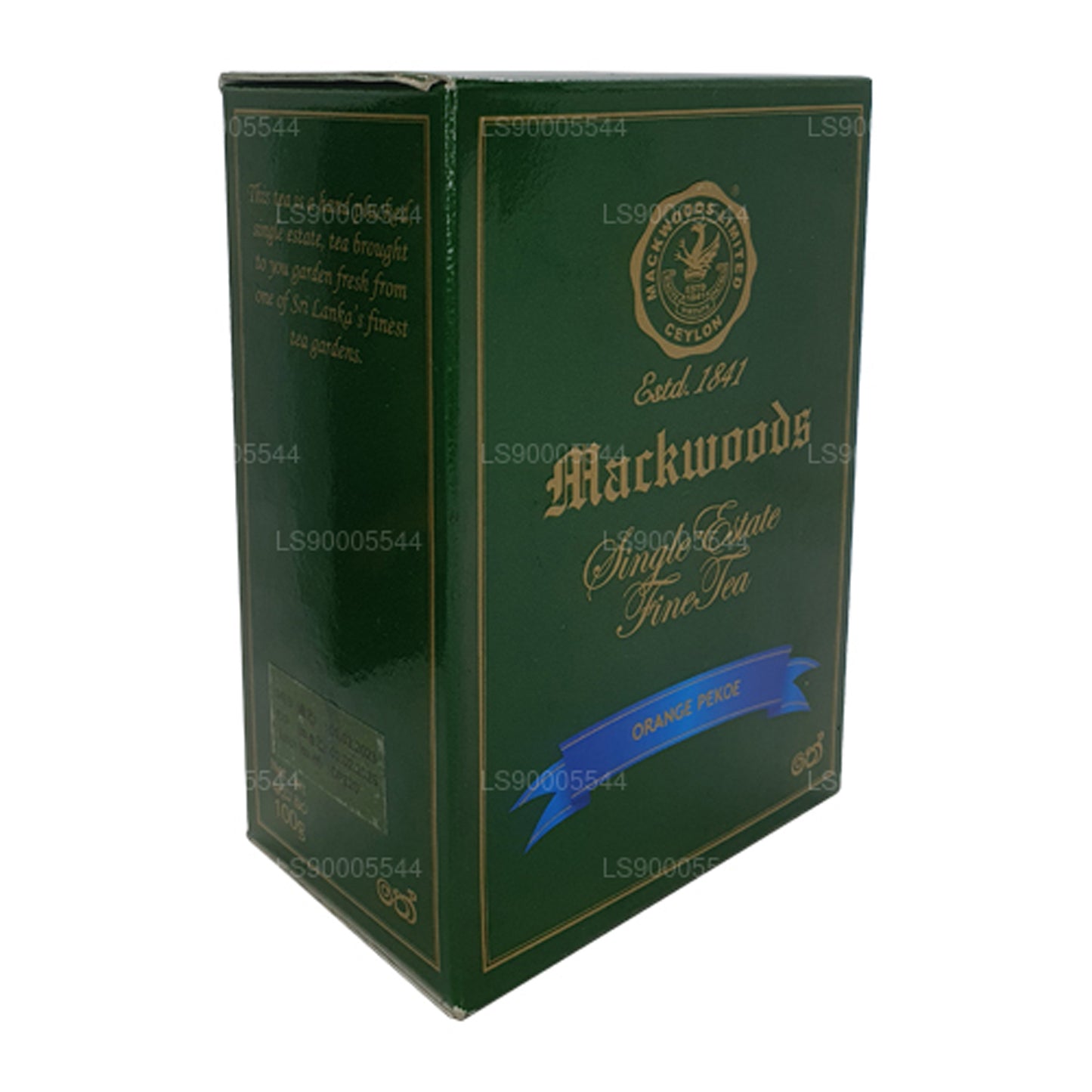 Mackwoods Single Estate, luźny liść, pomarańczowy pekoe (op) w kartonie (100g)