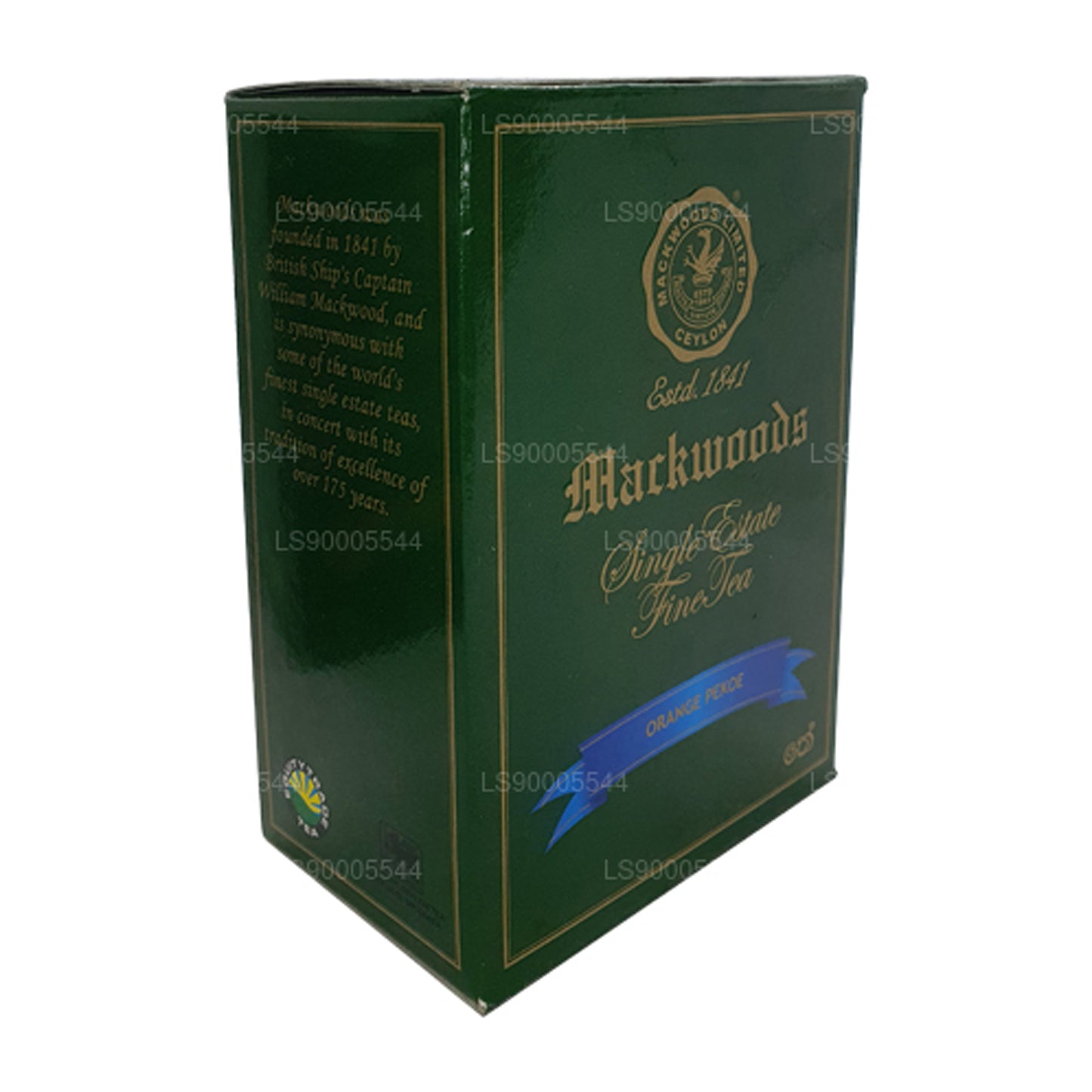 Mackwoods Single Estate, luźny liść, pomarańczowy pekoe (op) w kartonie (100g)