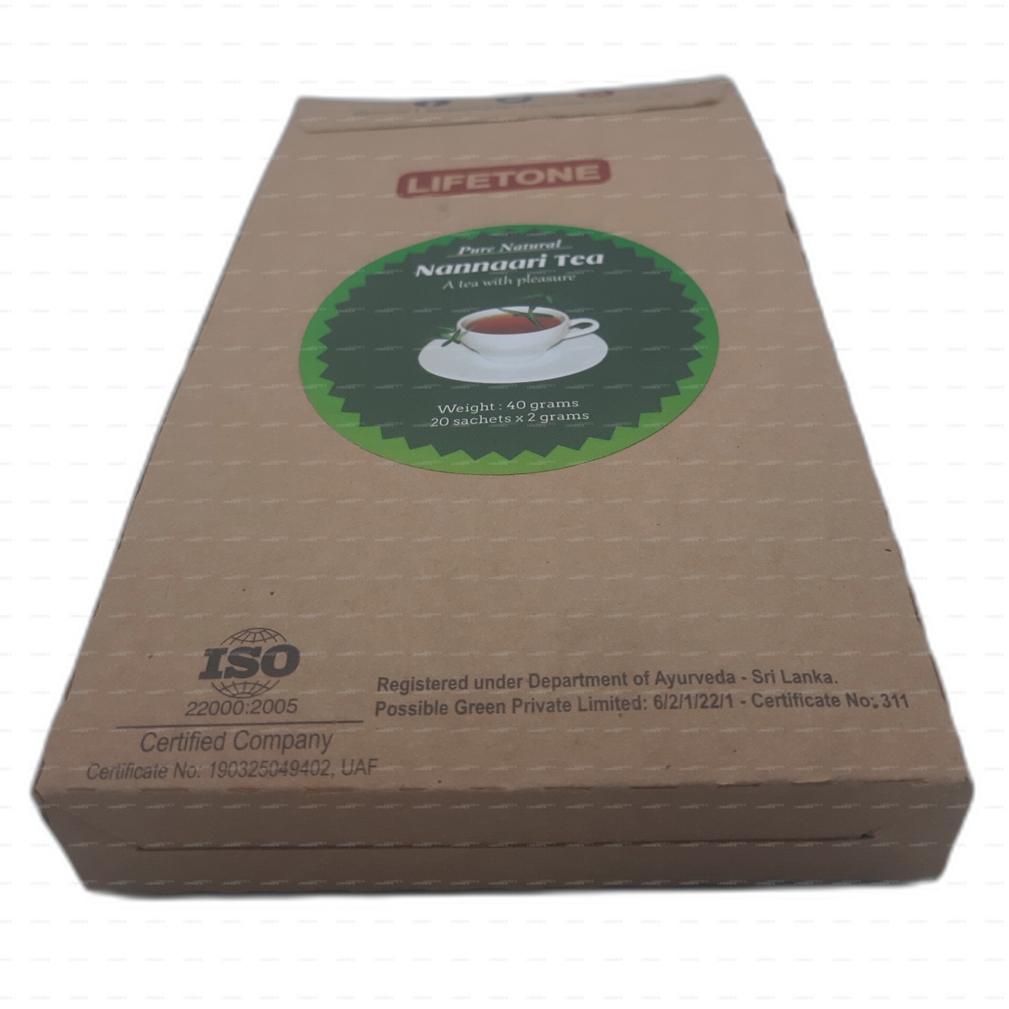Lifetone Nannari Tea (40g) 20 Tea Bags
