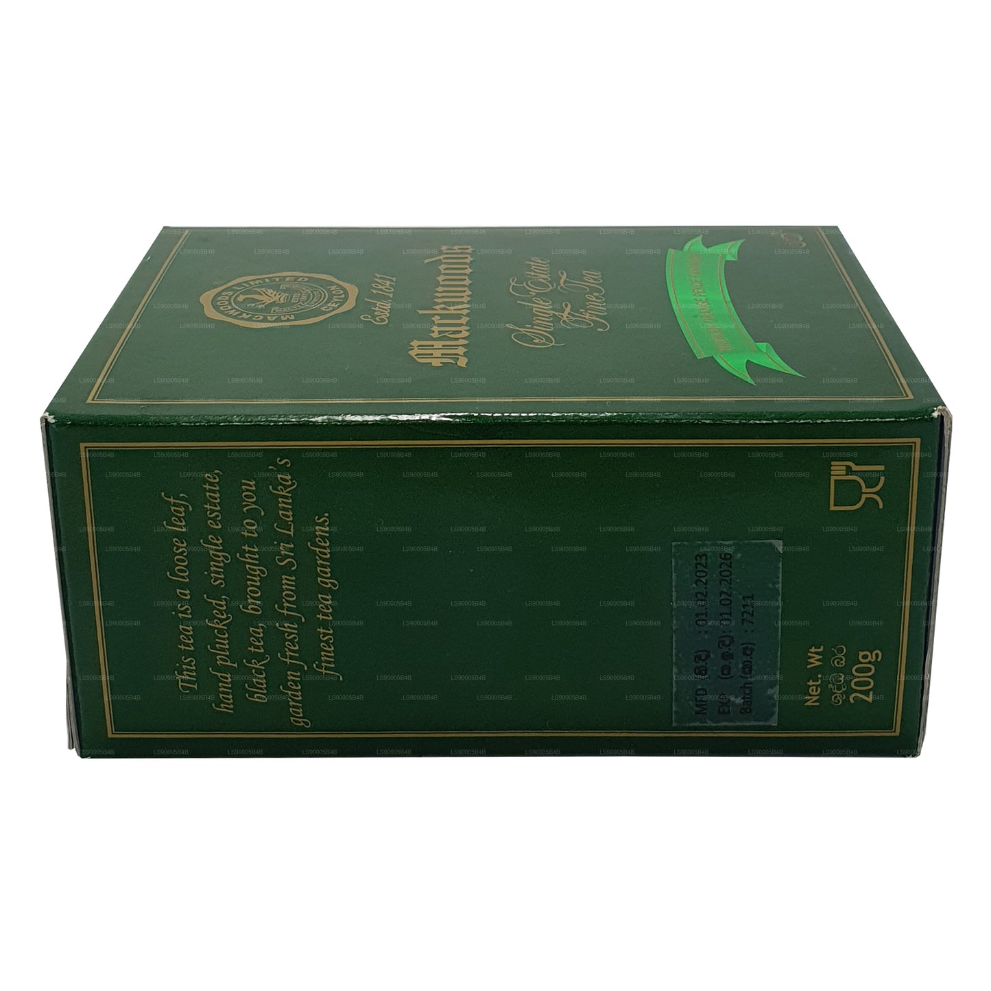 Mackwoods Single Estate Broken Orange Pekoe Fannings (BOPF) Herbata czarna cejlońska z luźnymi liśćmi (200g)