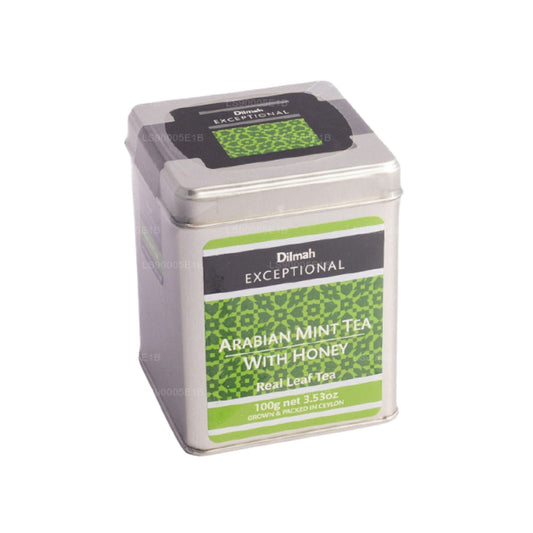 Dilmah Wyjątkowa arabska herbata miętowa z miodem (100g) Tin Caddy