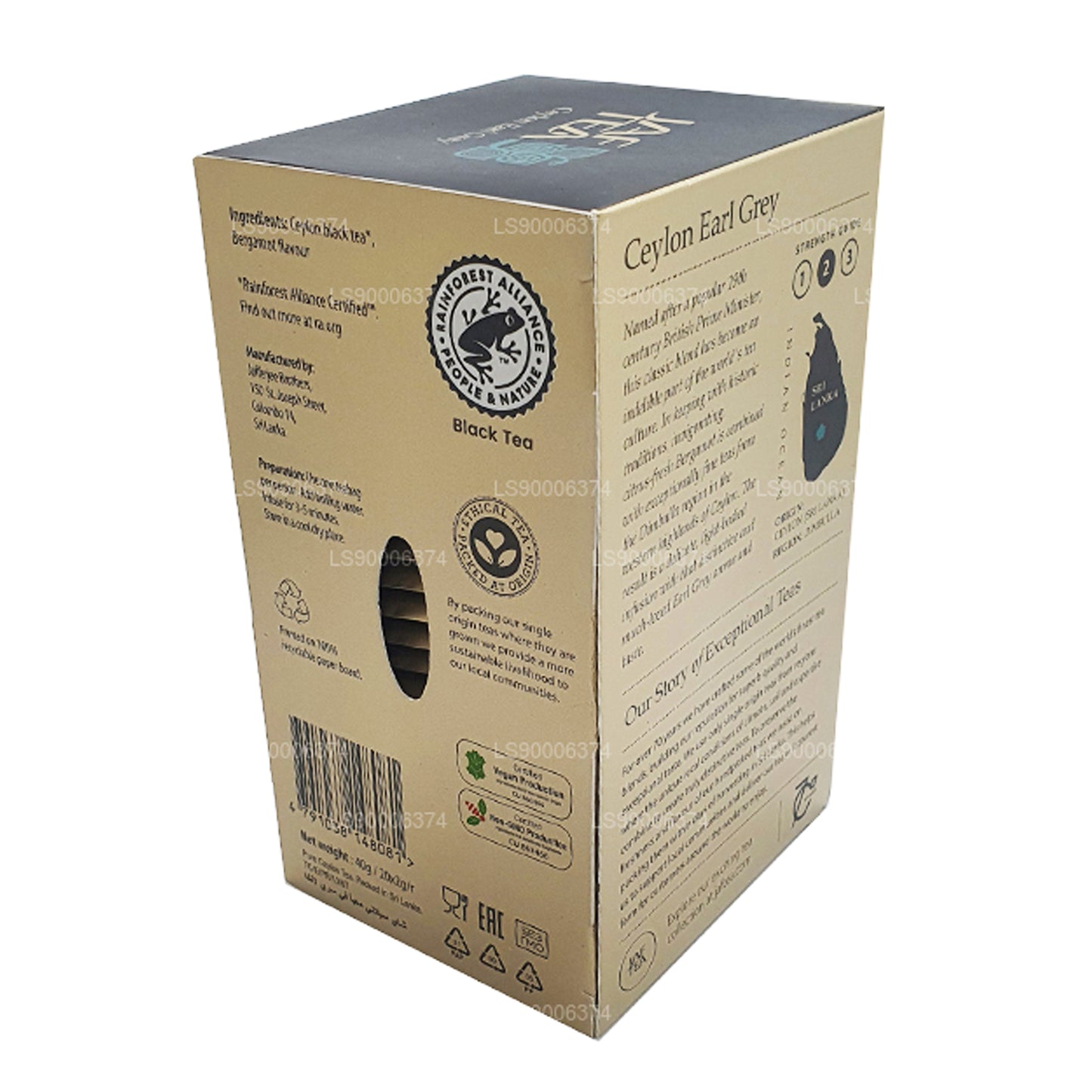 Jaf Tea Ceylon Earl Grey (40g) 20 torebek
