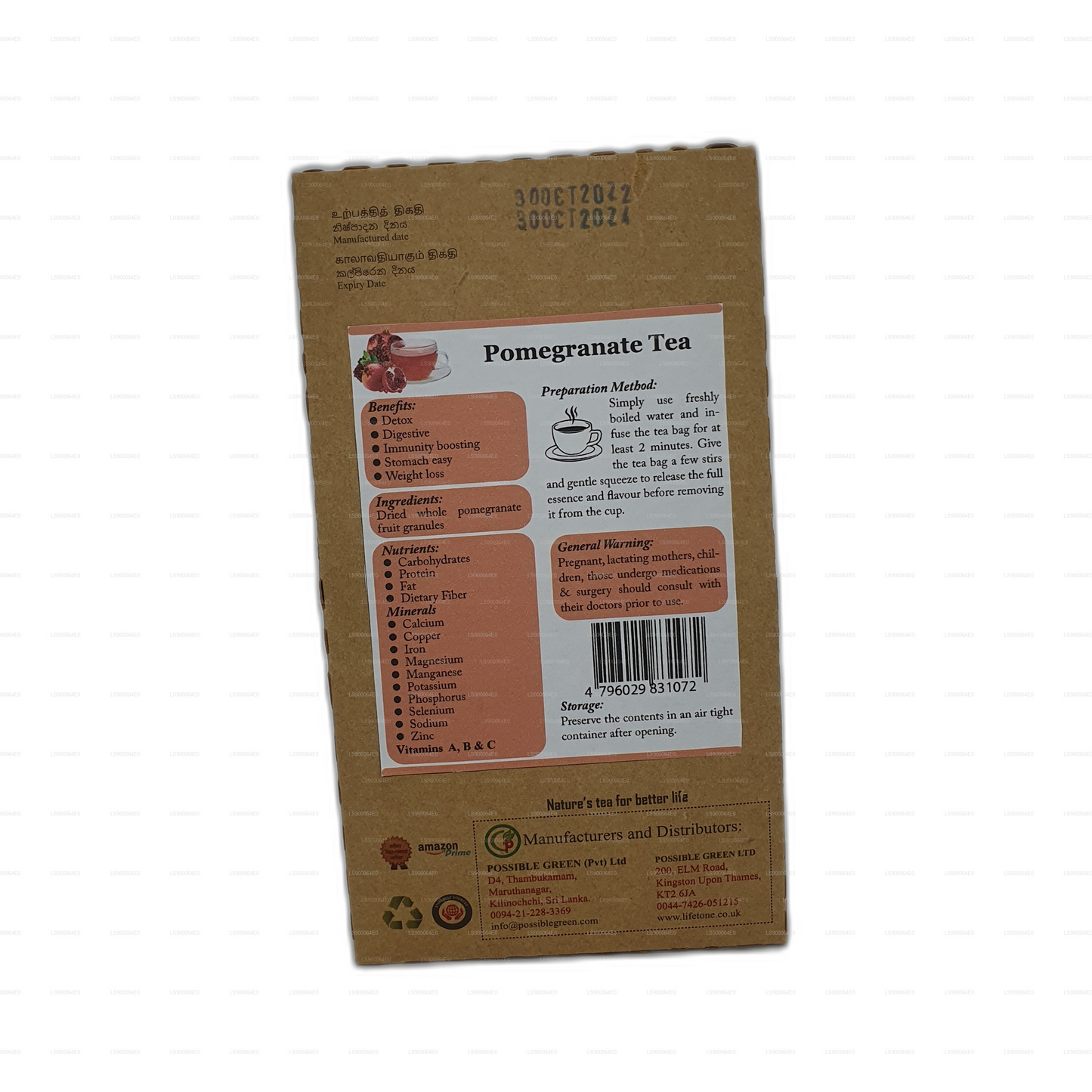 Lifetone Granat Herbata (30g)