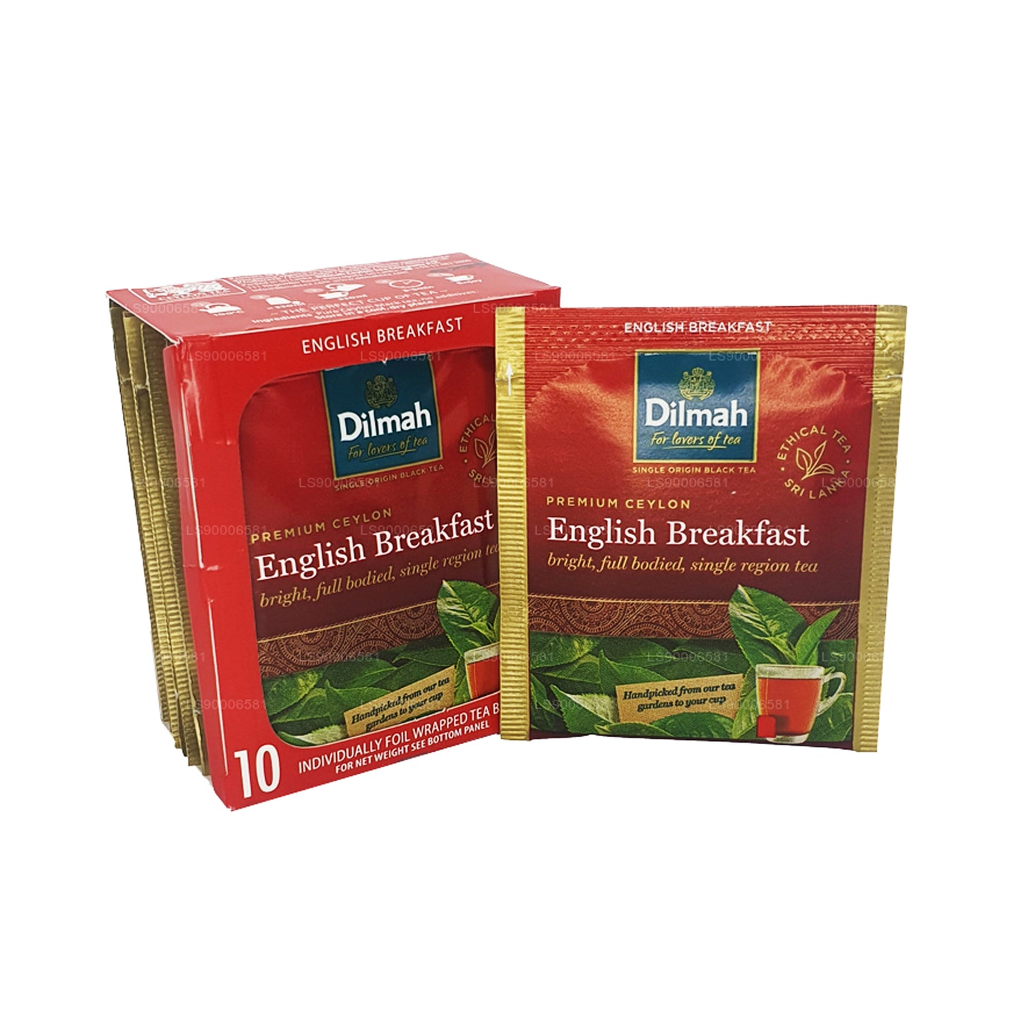 Dilmah angielska herbata śniadaniowa (20g) 10 torebek herbaty pakowane pojedynczo folią