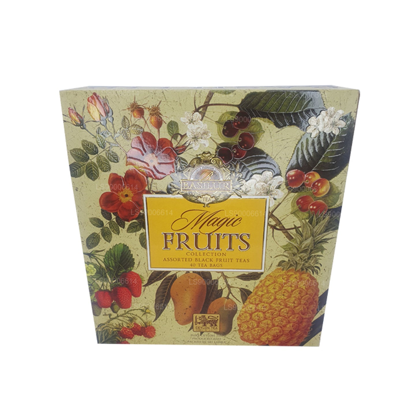 Basilur Magic Fruits „Magic Fruits Assorted - 40 kopert” (80g) Torebka na herbatę