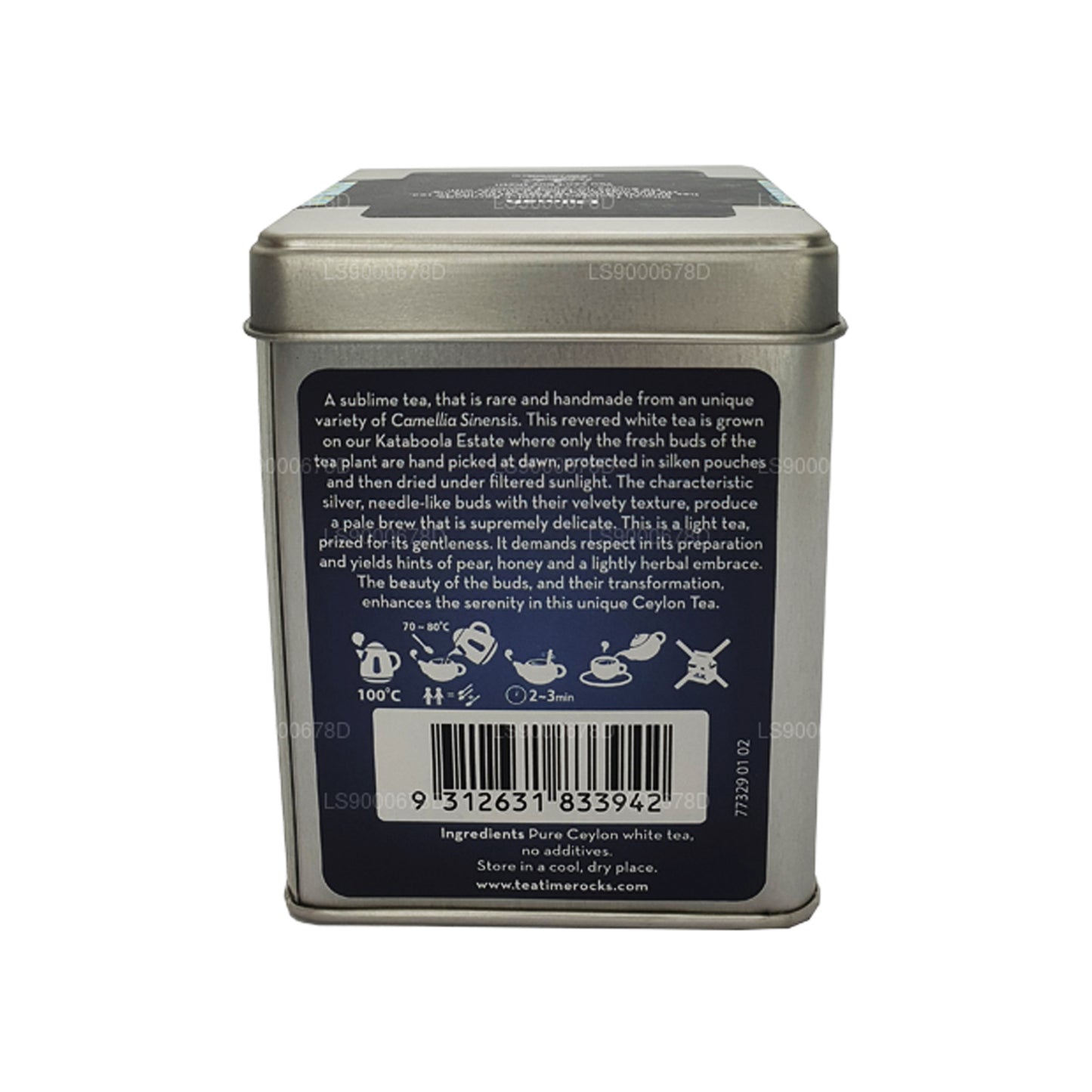Dilmah Ceylon Silver Tips Biała Herbata (40g) Caddy Loose Tea