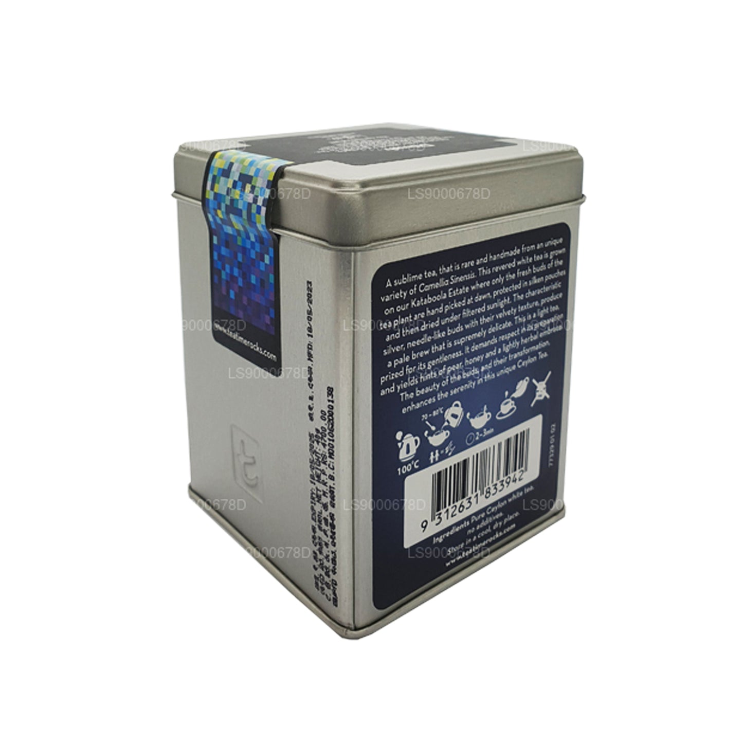 Dilmah Ceylon Silver Tips Biała Herbata (40g) Caddy Loose Tea