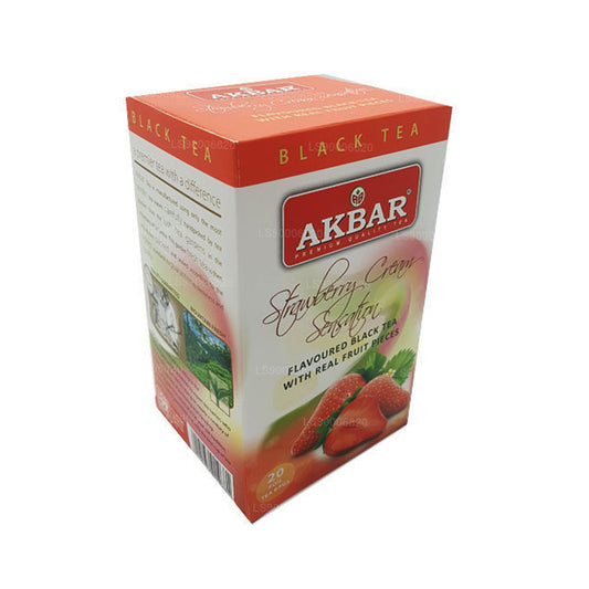 Akbar Krem Truskawkowy Sensation (40g) 20 torebek