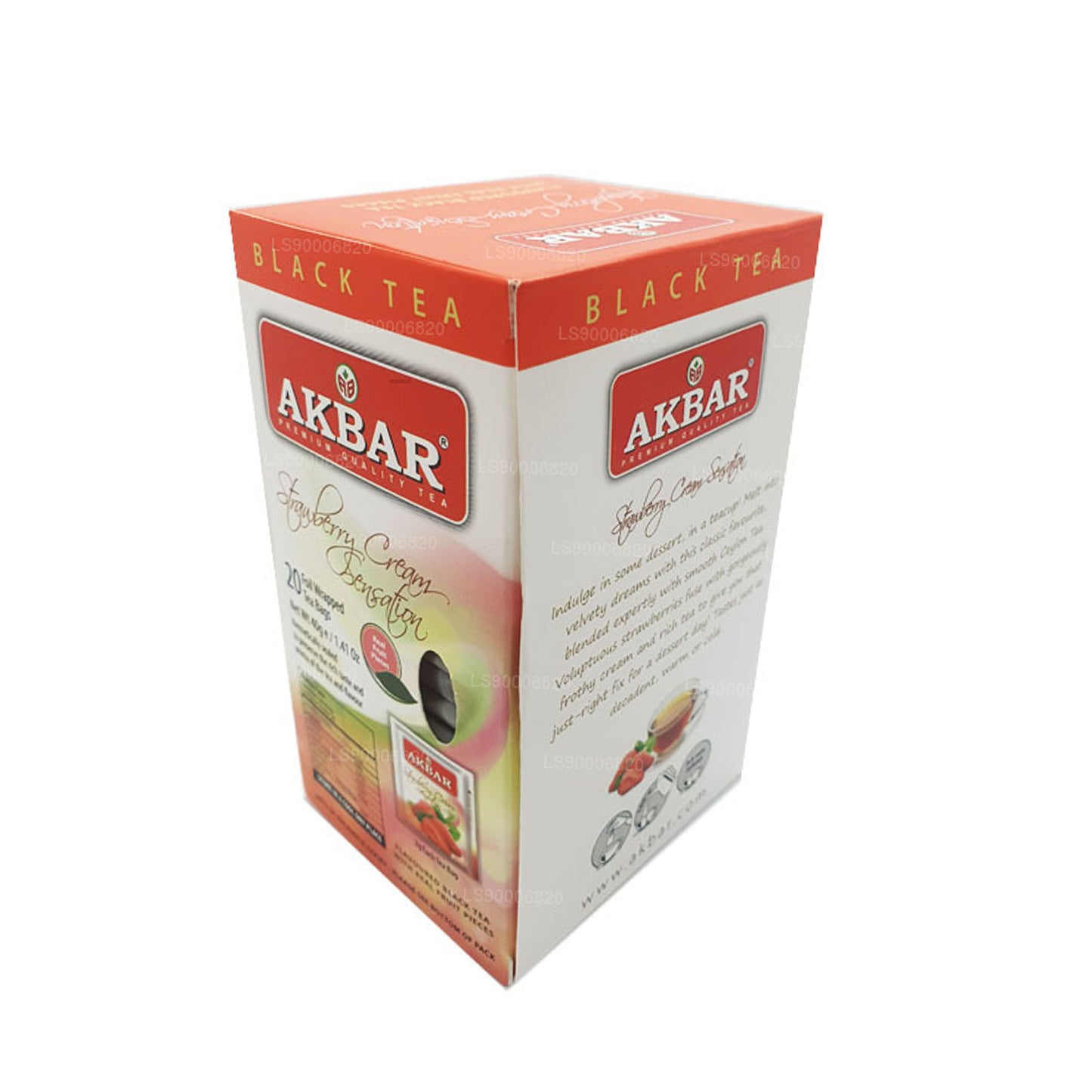 Akbar Krem Truskawkowy Sensation (40g) 20 torebek