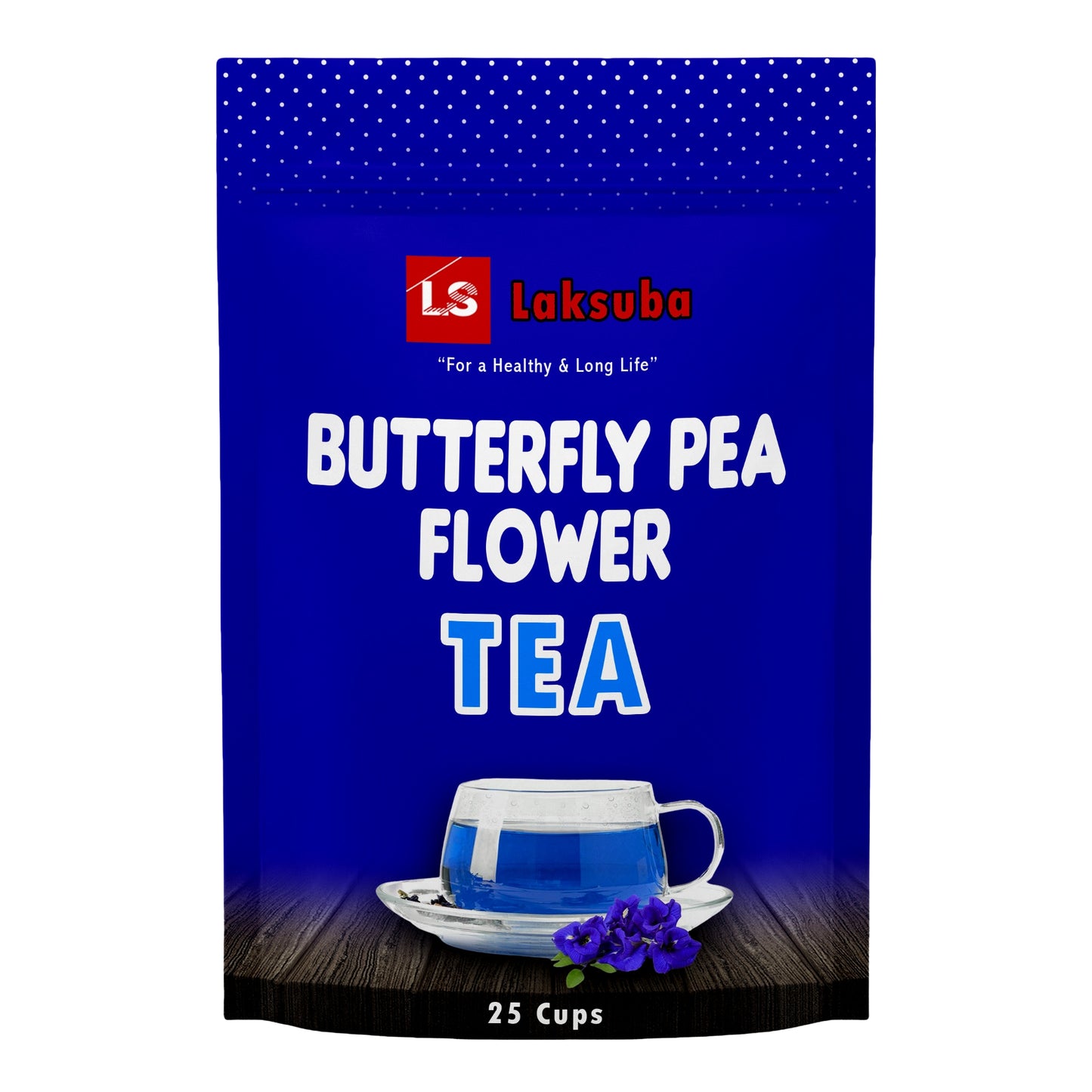 Herbata Laksuba Ceylon Butterfly Pea Flower (16,25 g) 25 torebek