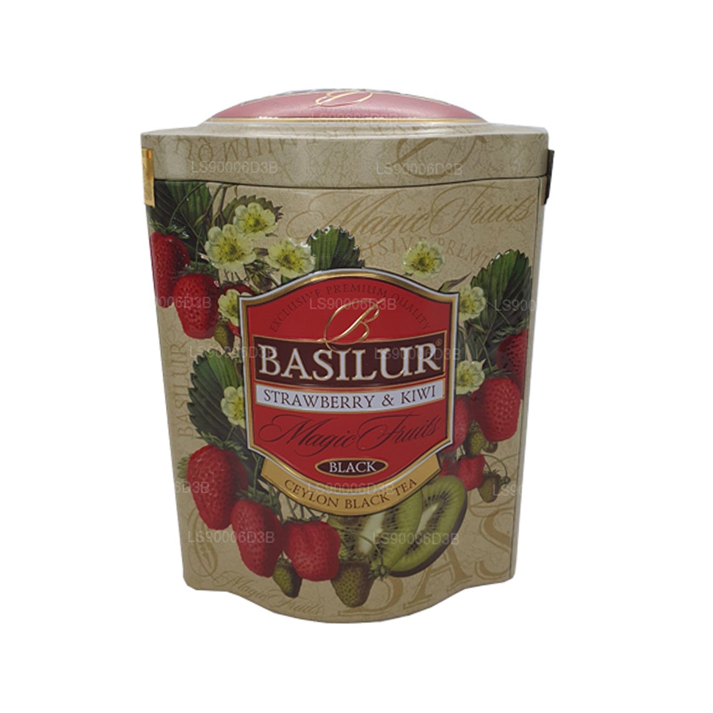 Basilur Truskawka i Kiwi Magiczne Owoce Tin Caddy (100g)