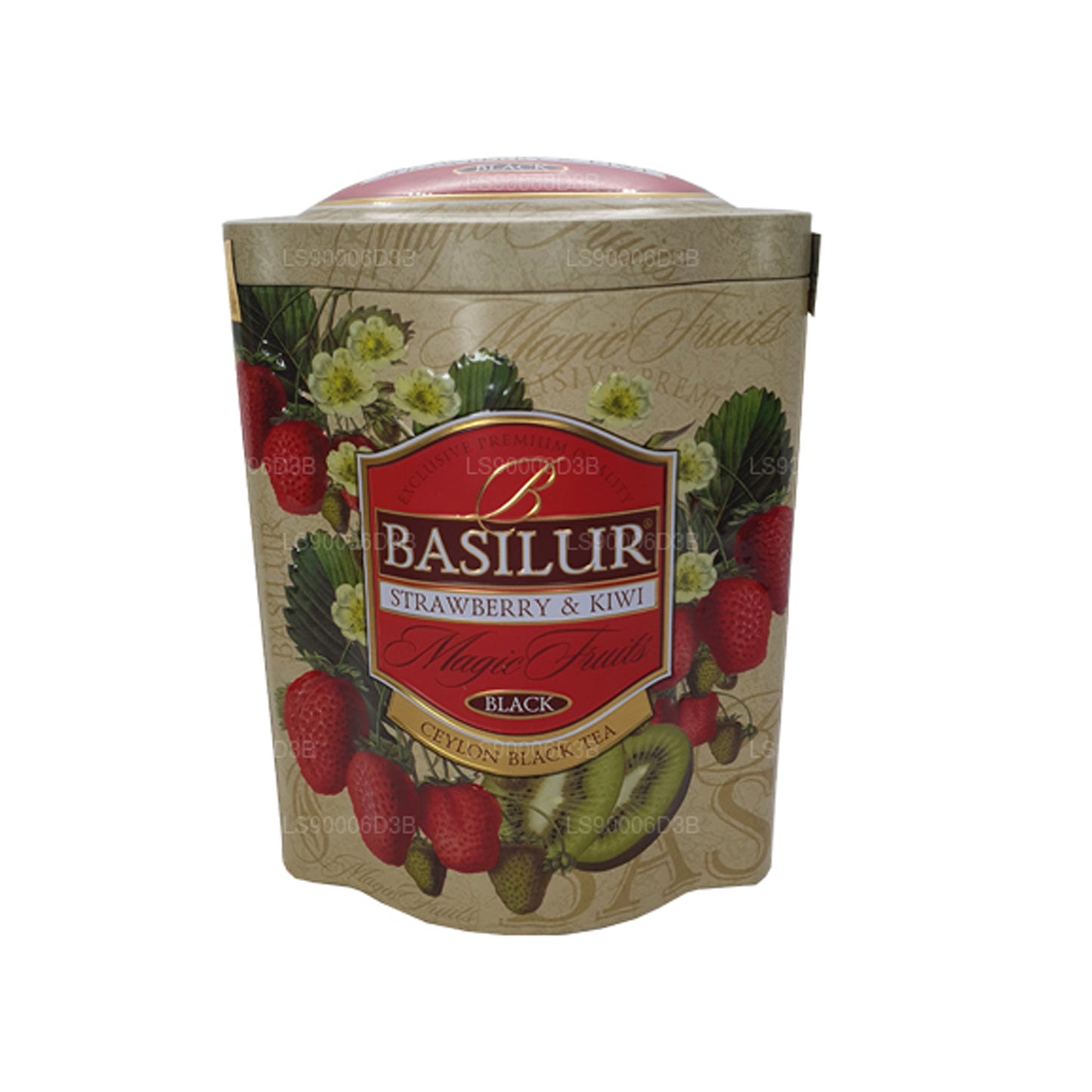 Basilur Truskawka i Kiwi Magiczne Owoce Tin Caddy (100g)