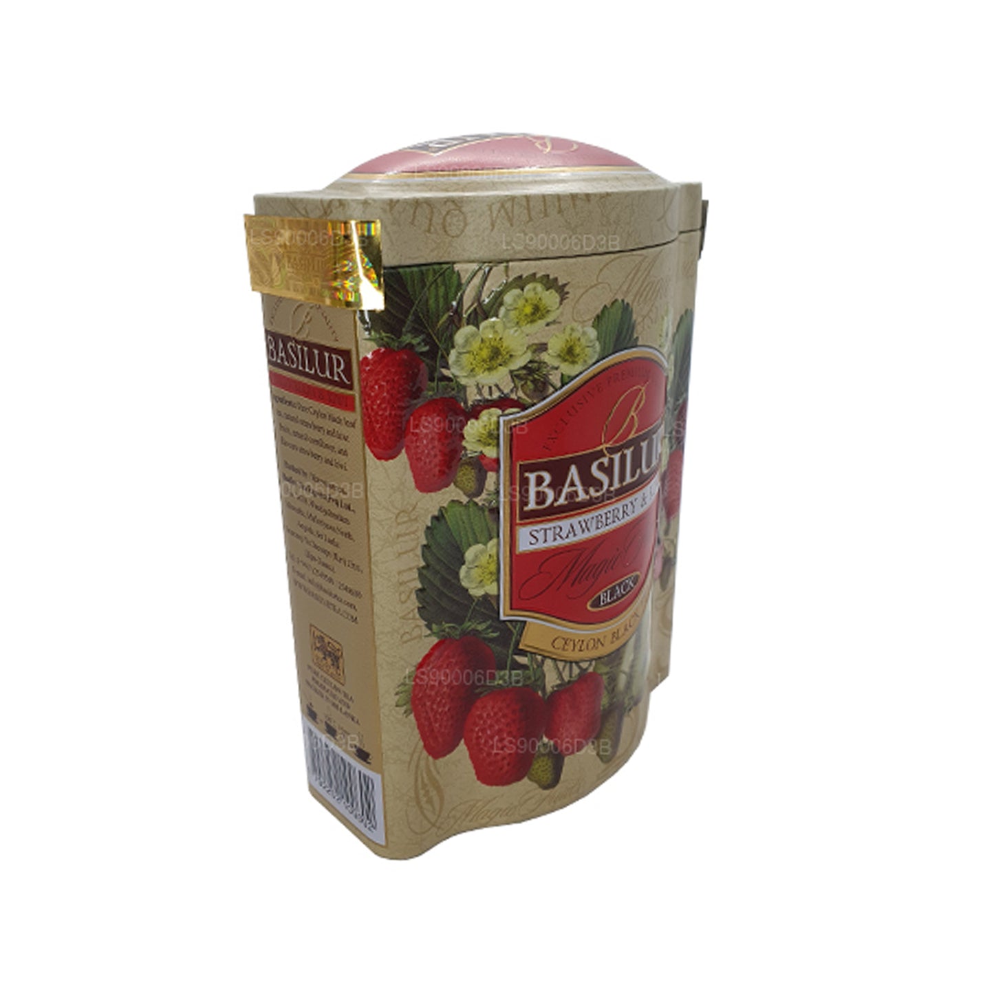 Basilur Truskawka i Kiwi Magiczne Owoce Tin Caddy (100g)