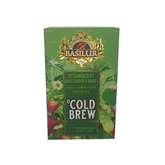 Basilur Cold Brew „Truskawkowy ogórek i mięta” (40g) Box