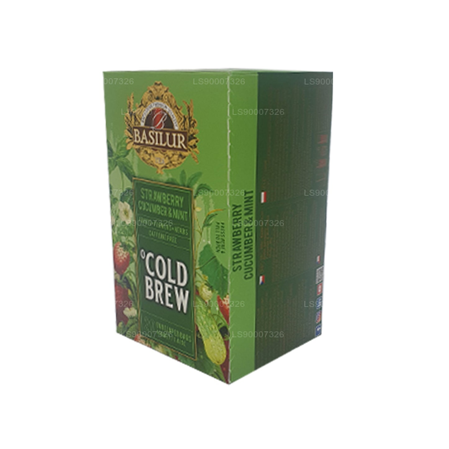 Basilur Cold Brew „Truskawkowy ogórek i mięta” (40g) Box