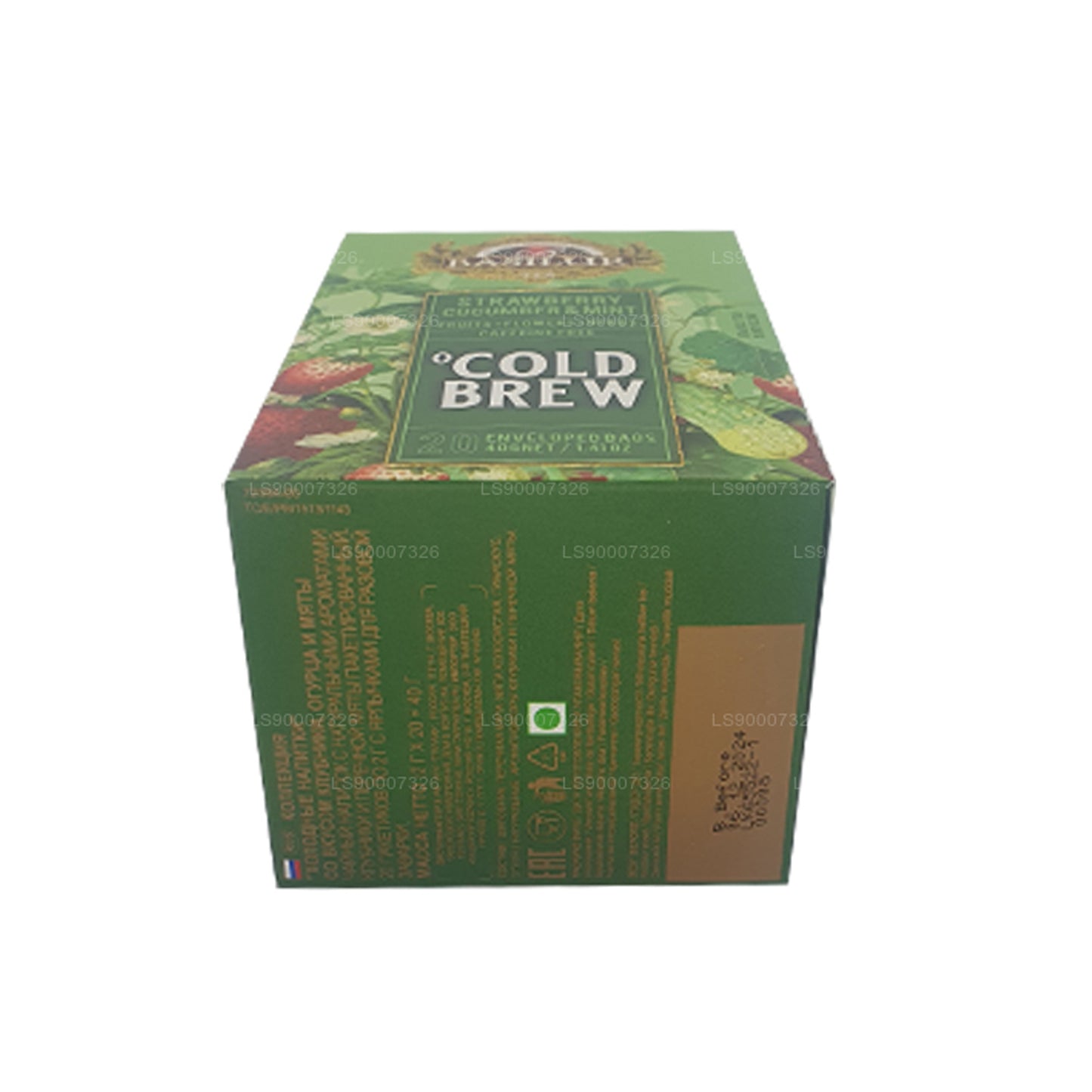 Basilur Cold Brew „Truskawkowy ogórek i mięta” (40g) Box