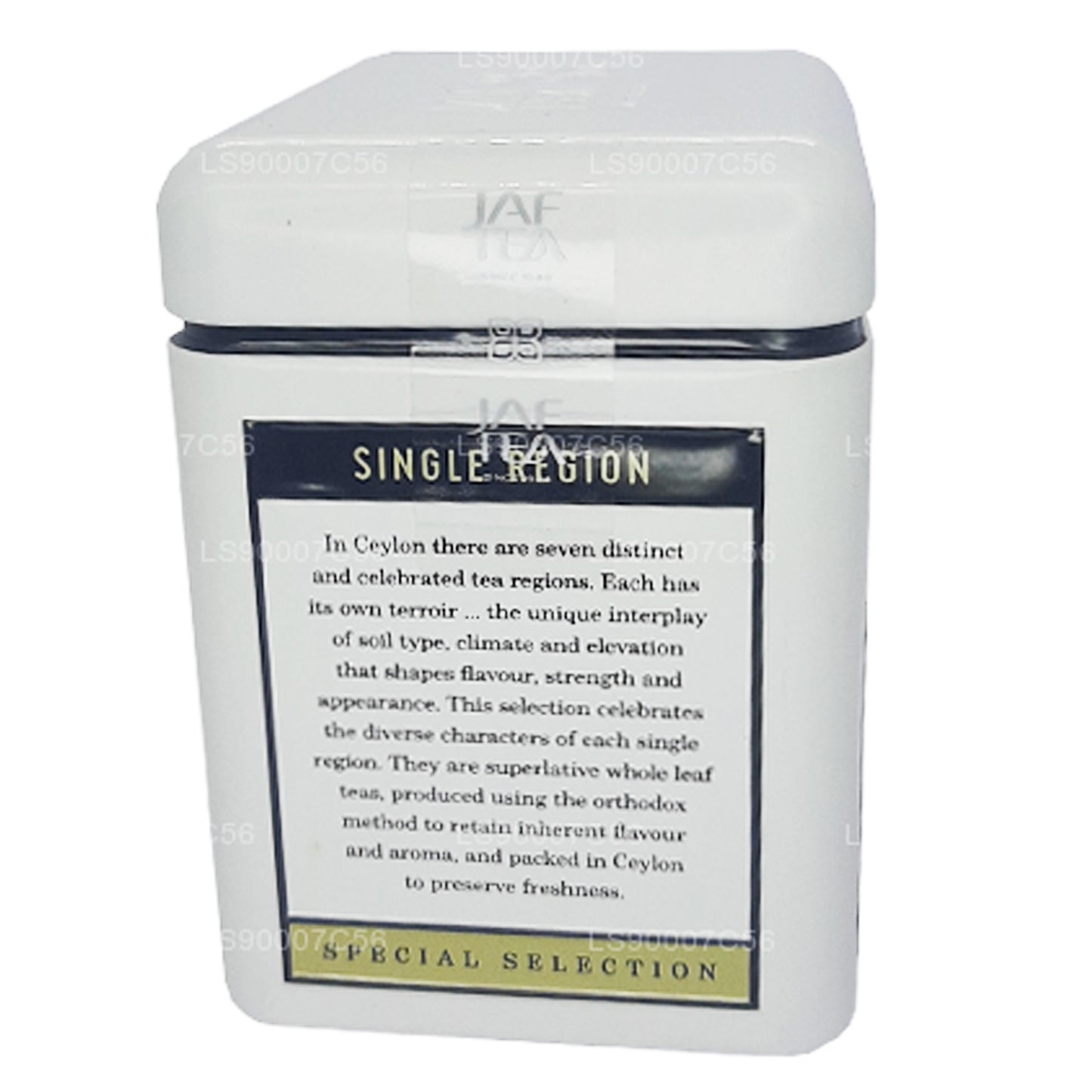 Jaf Tea Pojedynczy Region Kolekcja Okrągły OP1 (90g) Cyna