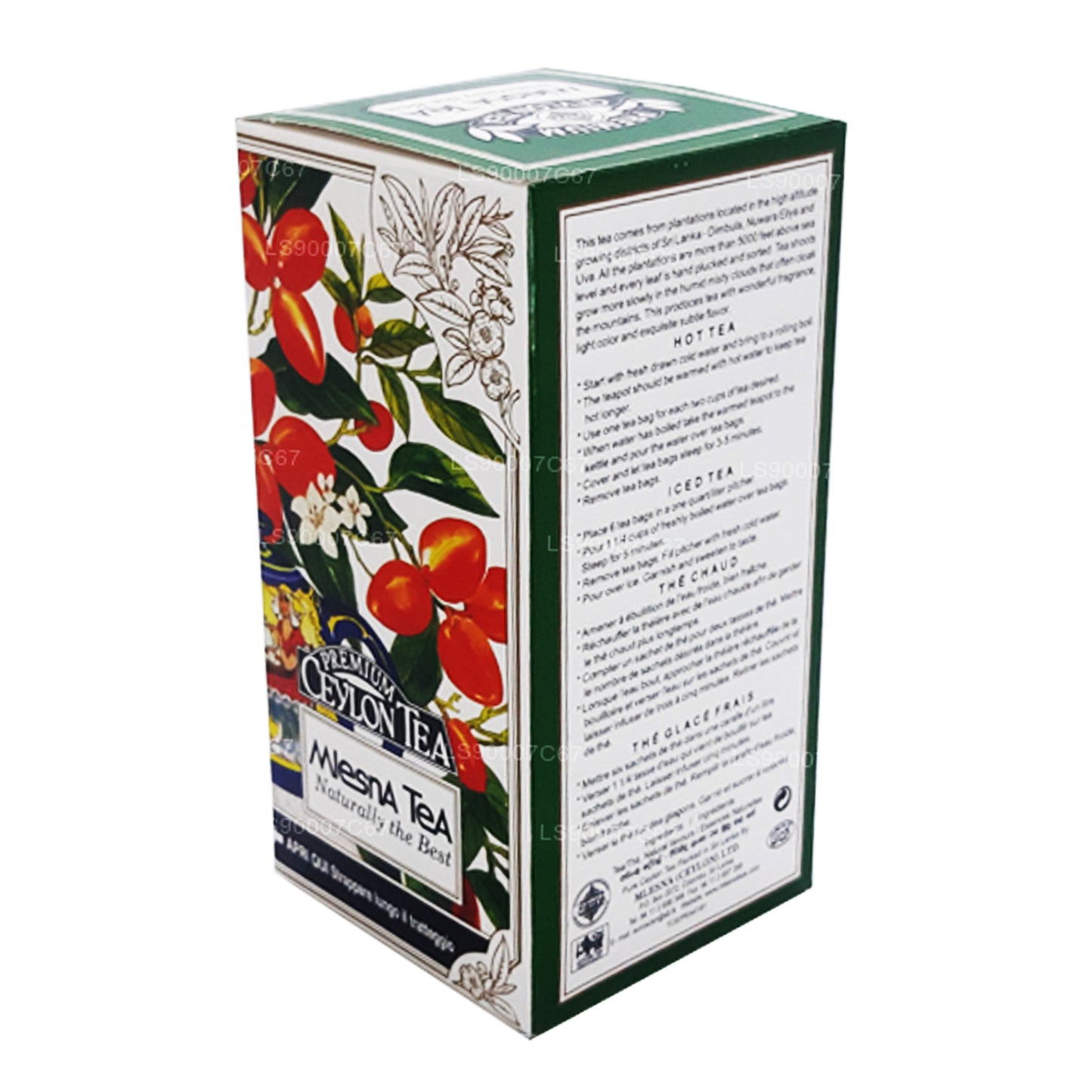 Mlesna Peach Apricot LuxuryTorebki do herbaty (60g)