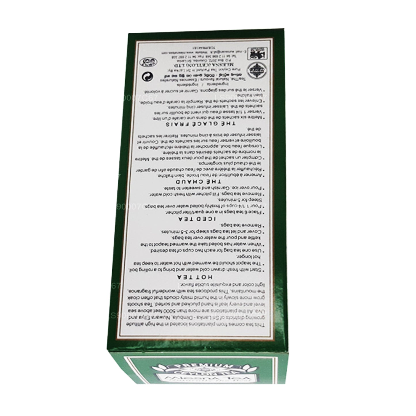 Mlesna Peach Apricot LuxuryTorebki do herbaty (60g)