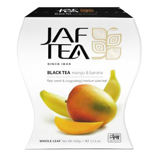 Jaf Tea Czarne Mango i Banan (100g) Herbata liściasta