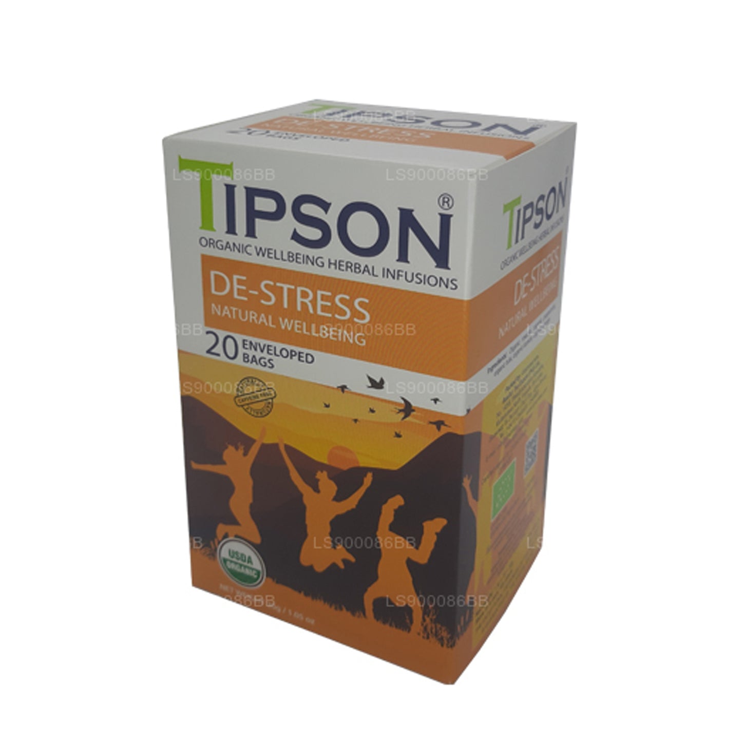 Tipson De-Stress Natural Wellbeing (30g) 20 torebek na herbatę w kopercie