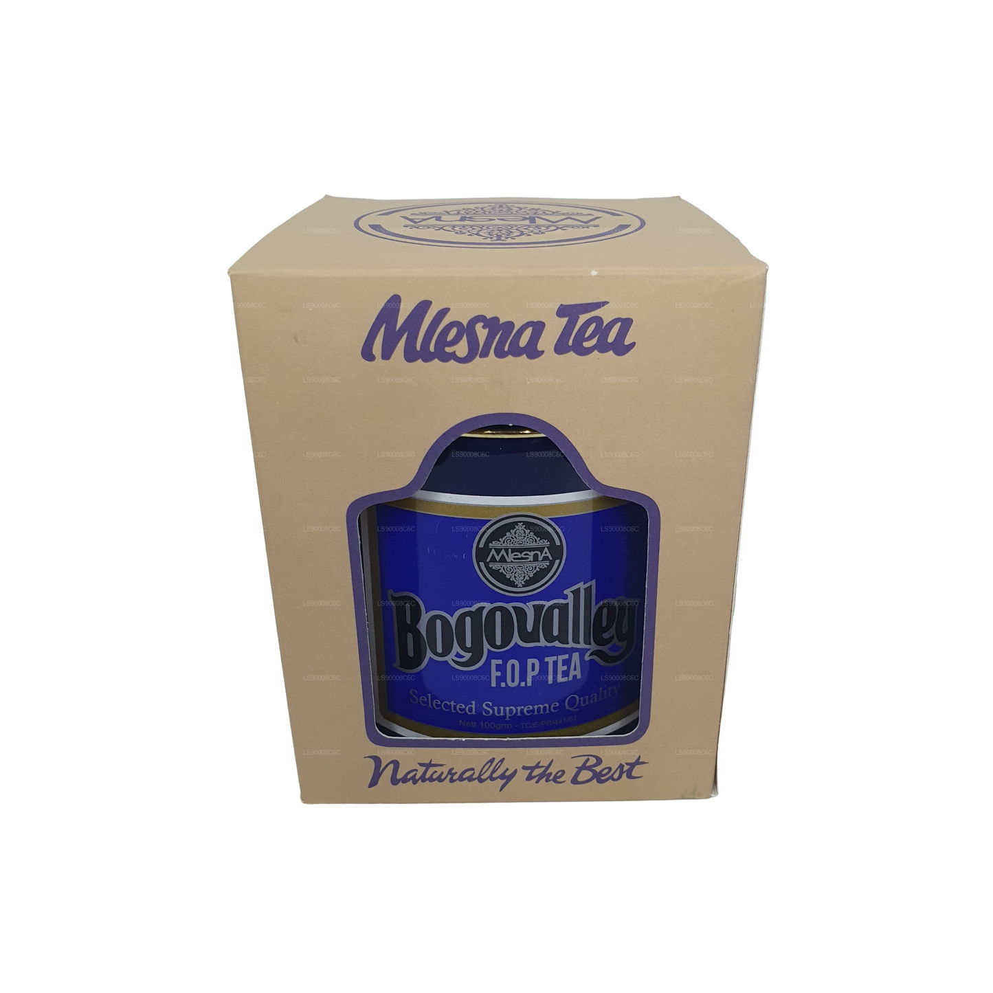 Herbata Mlesna Bogovalley F.O.P. w metalowym pojemniku (100 g)