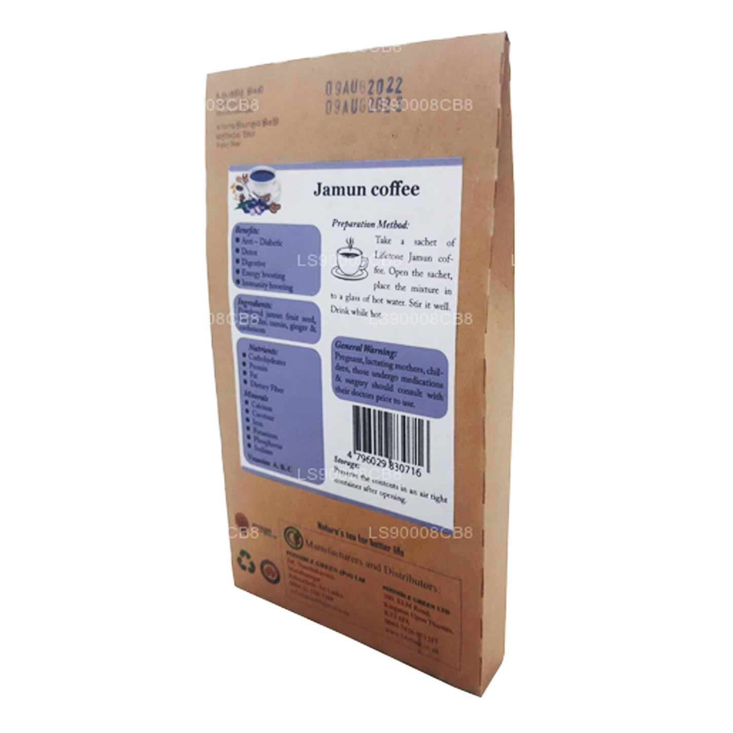 Kawa z nasion Lifetone Jamun (40g)