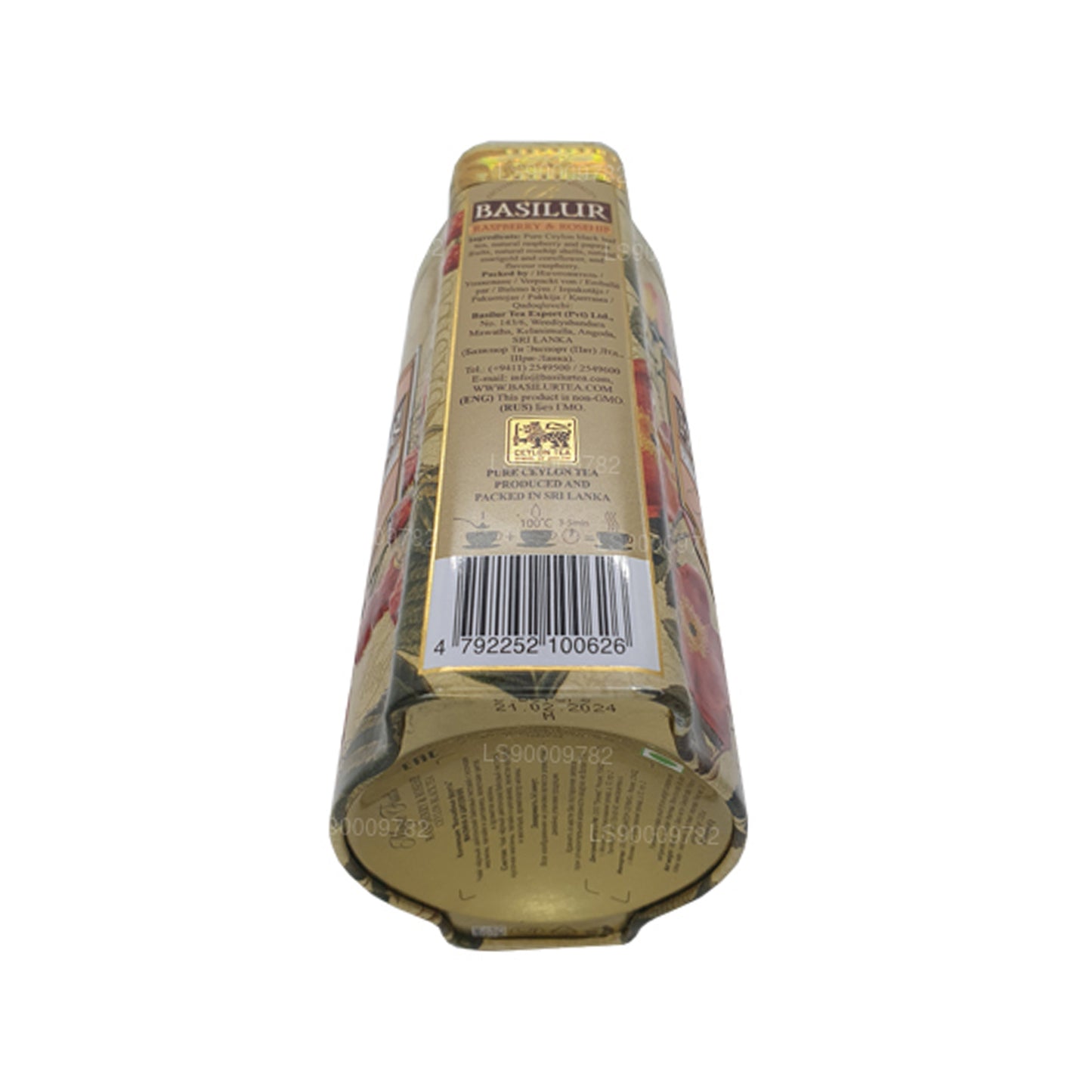 Basilur Magic Fruits Malina i Dzika róża (100g) Tin Caddy