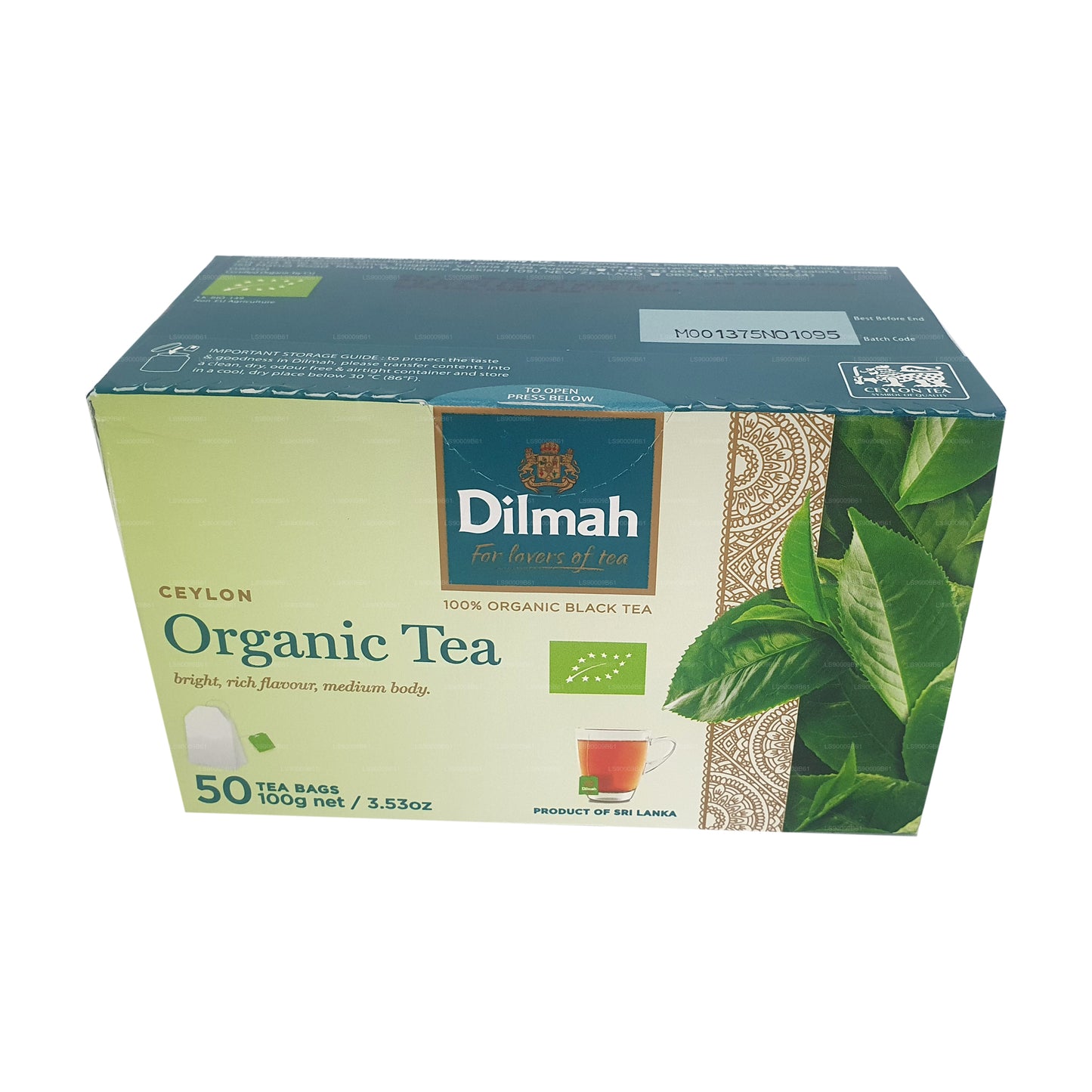Dilmah Herbata organiczna (100g) 50 torebek
