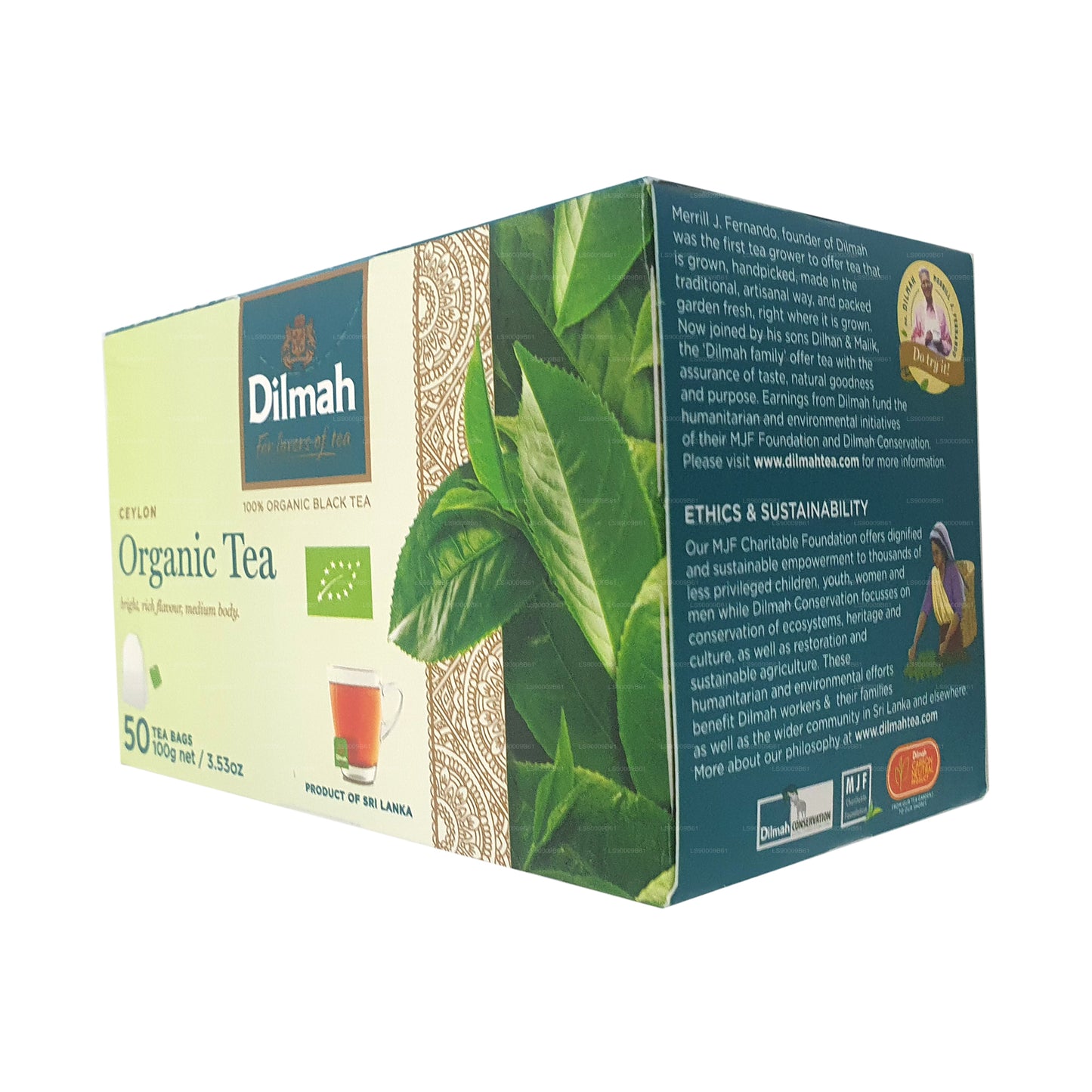 Dilmah Herbata organiczna (100g) 50 torebek