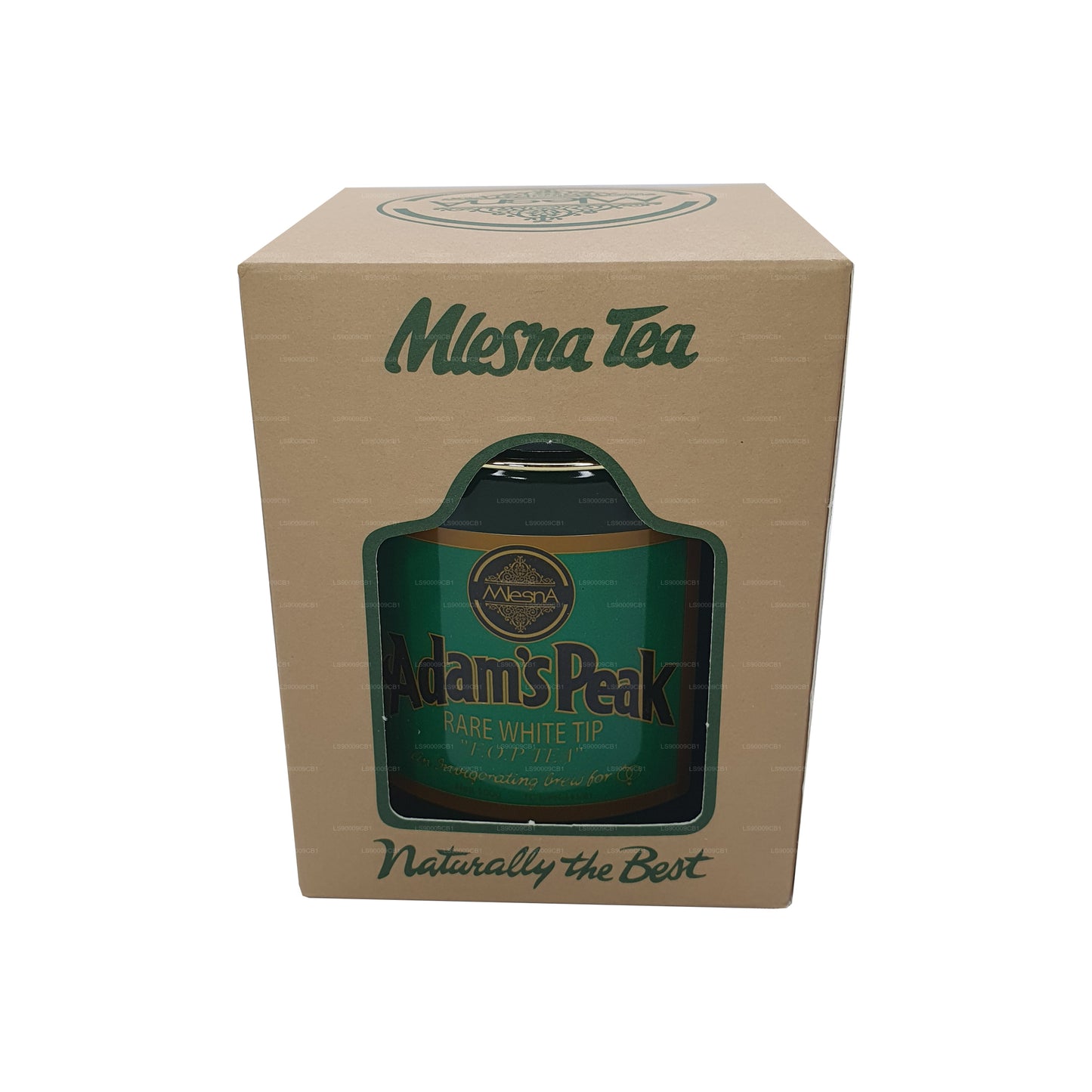 Mlesna Tea Adam's Peak Rzadka Biała końcówka FOP Herbata liściasta w metalowym pojemku (100g)