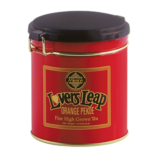 Herbata Mlesna Lover's Leap O.P. w metalowym pojemniku (100 g)