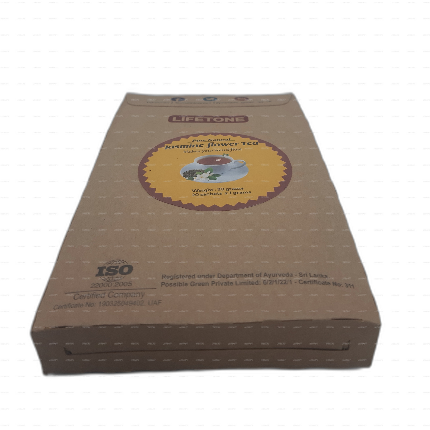 Lifetone Jasmin Flower Tea (20g) 20 Tea Bags