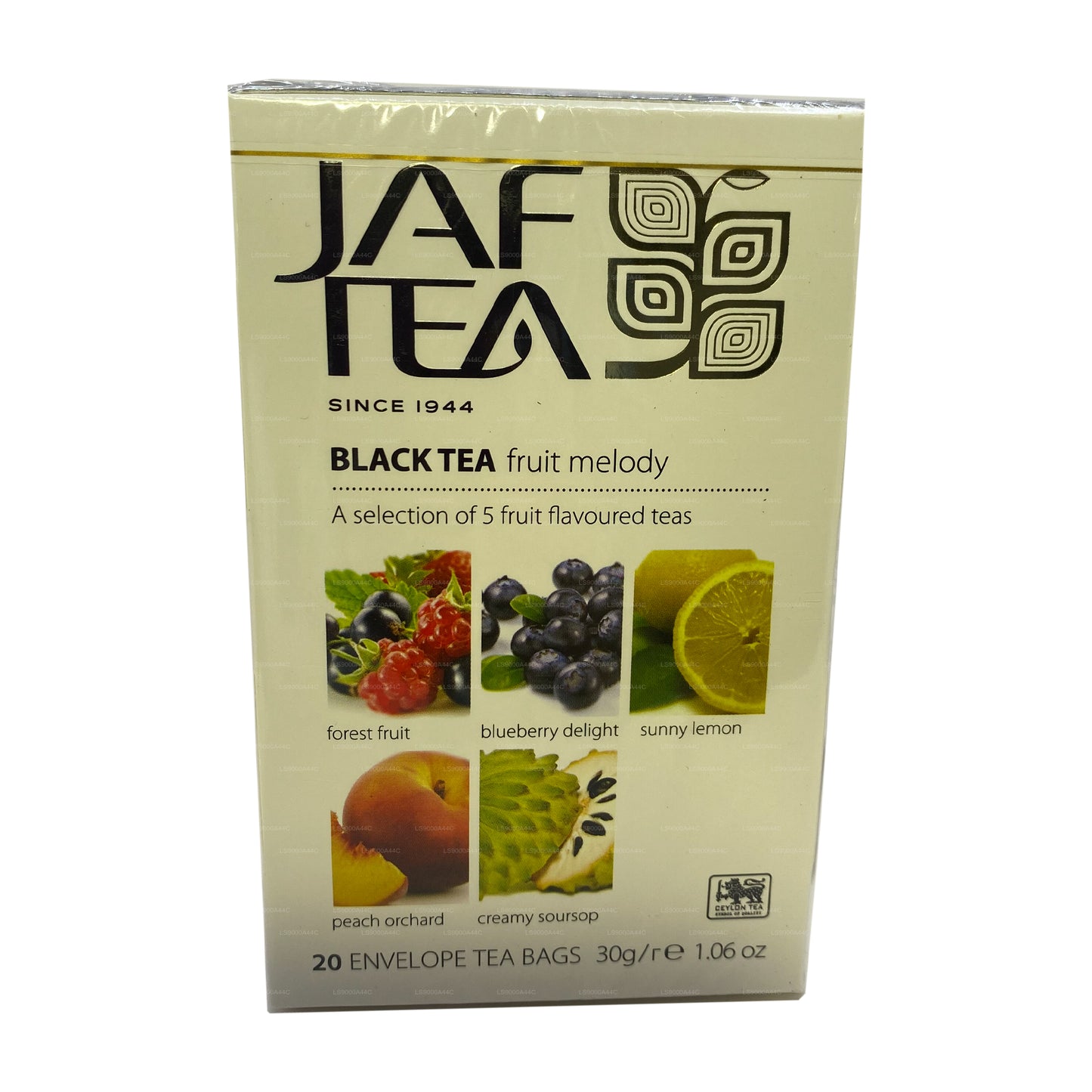 Jaf Tea Pure Fruits Kolekcja Czarna Herbata Owocowa Melodia (30g) 20 torebek