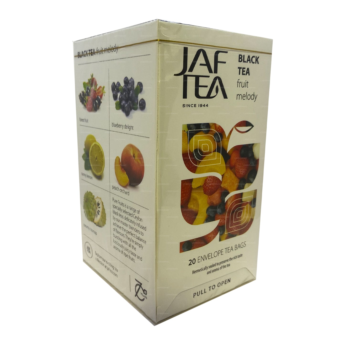 Jaf Tea Pure Fruits Kolekcja Czarna Herbata Owocowa Melodia (30g) 20 torebek