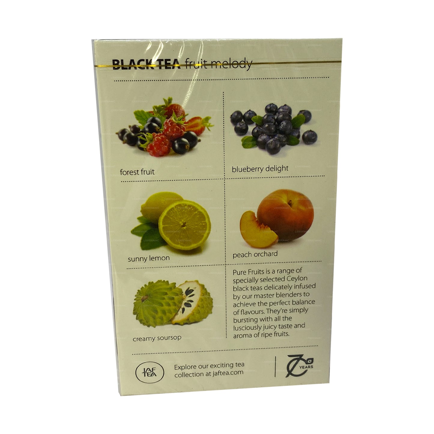 Jaf Tea Pure Fruits Kolekcja Czarna Herbata Owocowa Melodia (30g) 20 torebek