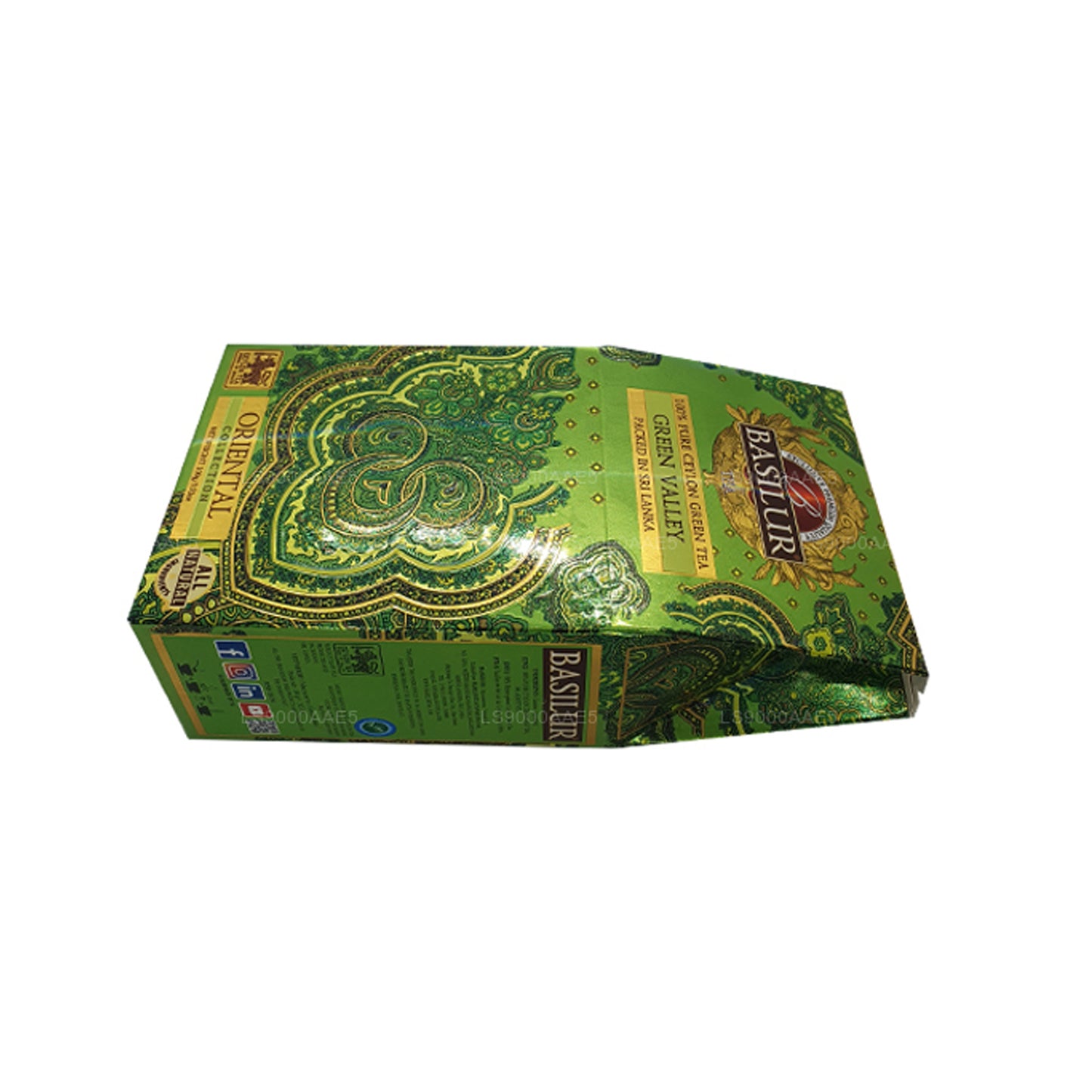 Basilur Oriental Green Valley Zielona Herbata (100g)