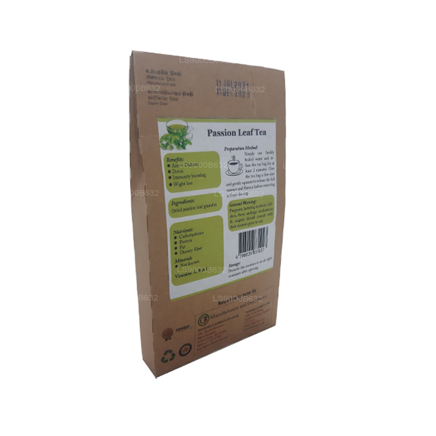 Lifetone Passion Fruit Leaf Tea (30g)
