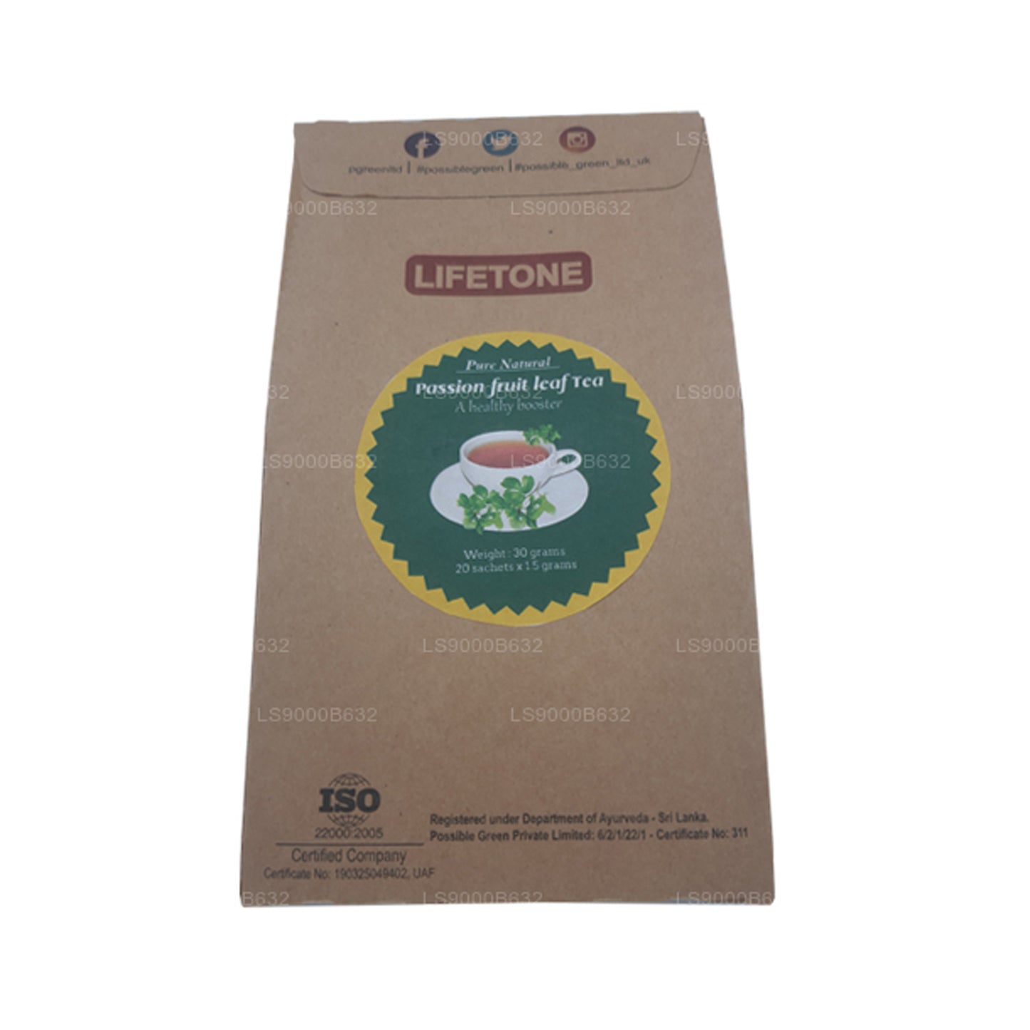 Lifetone Passion Fruit Leaf Tea (30g)